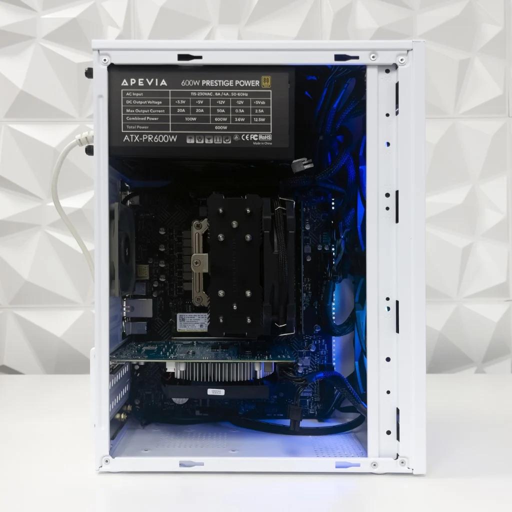 🏢The Optimite White Gaming PC🏢 GTX 1650 Super 4GB | i5-12400 | 16GB DDR4 | 512GB M.2 | Win 11 Home