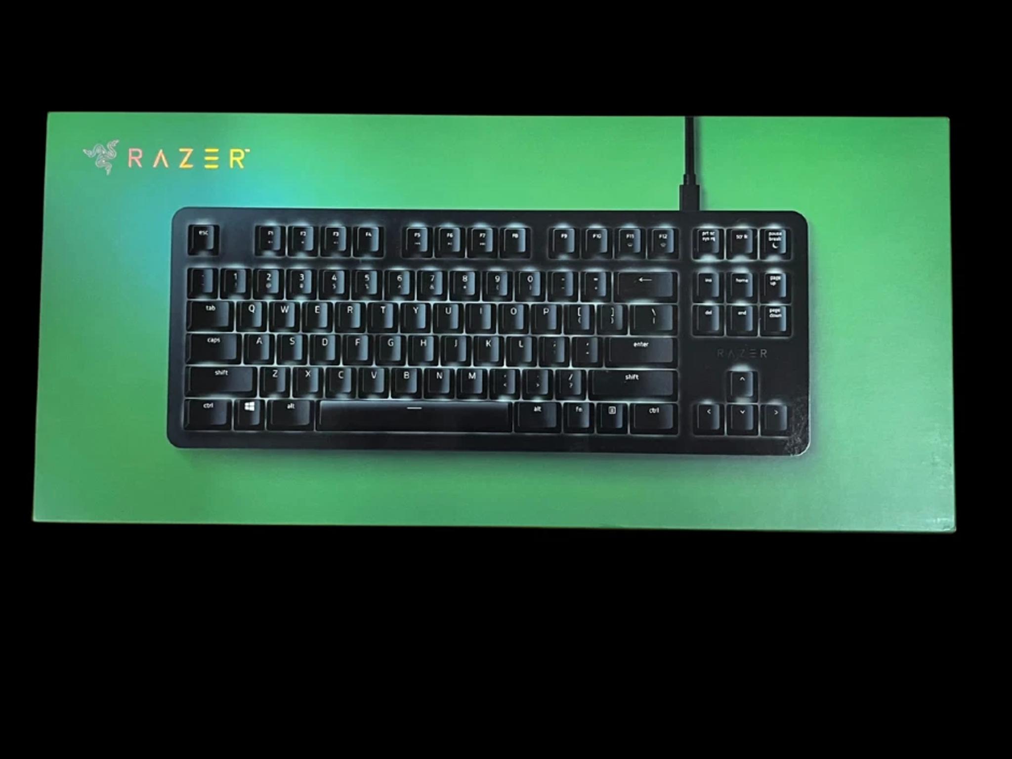 Razer BlackWidow Lite Wired TKL Mechanical Gaming Orange Switch Keyboard NEW