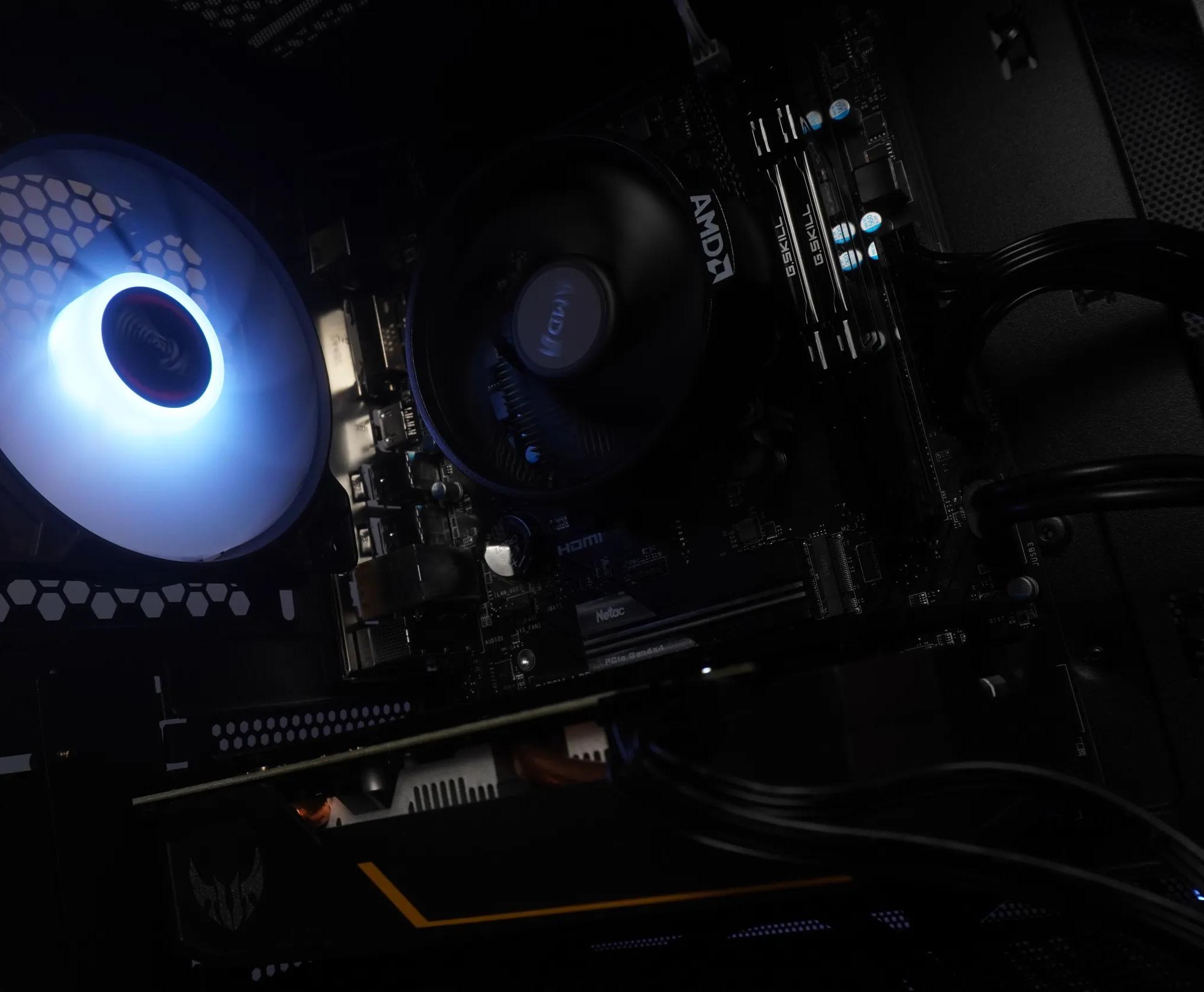 🖤 STEALTH 🖤 1080p GAMING MACHINE 💚GTX 1660 Super 🧡 Ryzen 5 5500 | 32GB | 1TB | WIFI