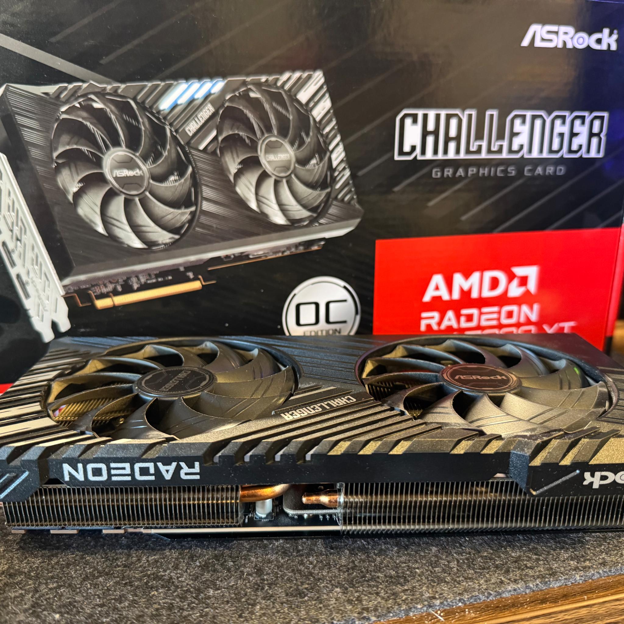 ASRock AMD Radeon 7800 XT Challenger OC Edition 16gb