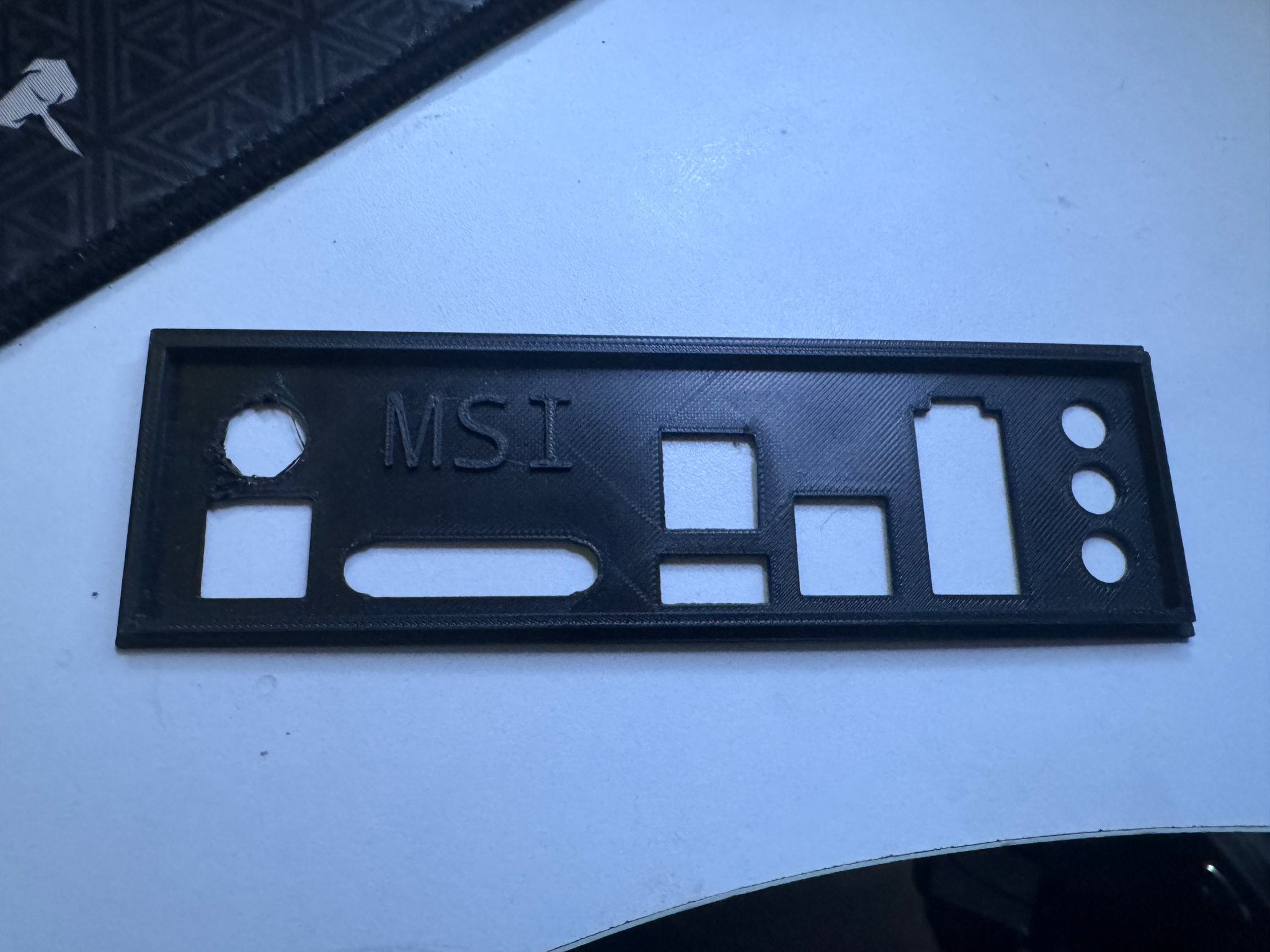 MSI A320M 3D Printed I/O shield