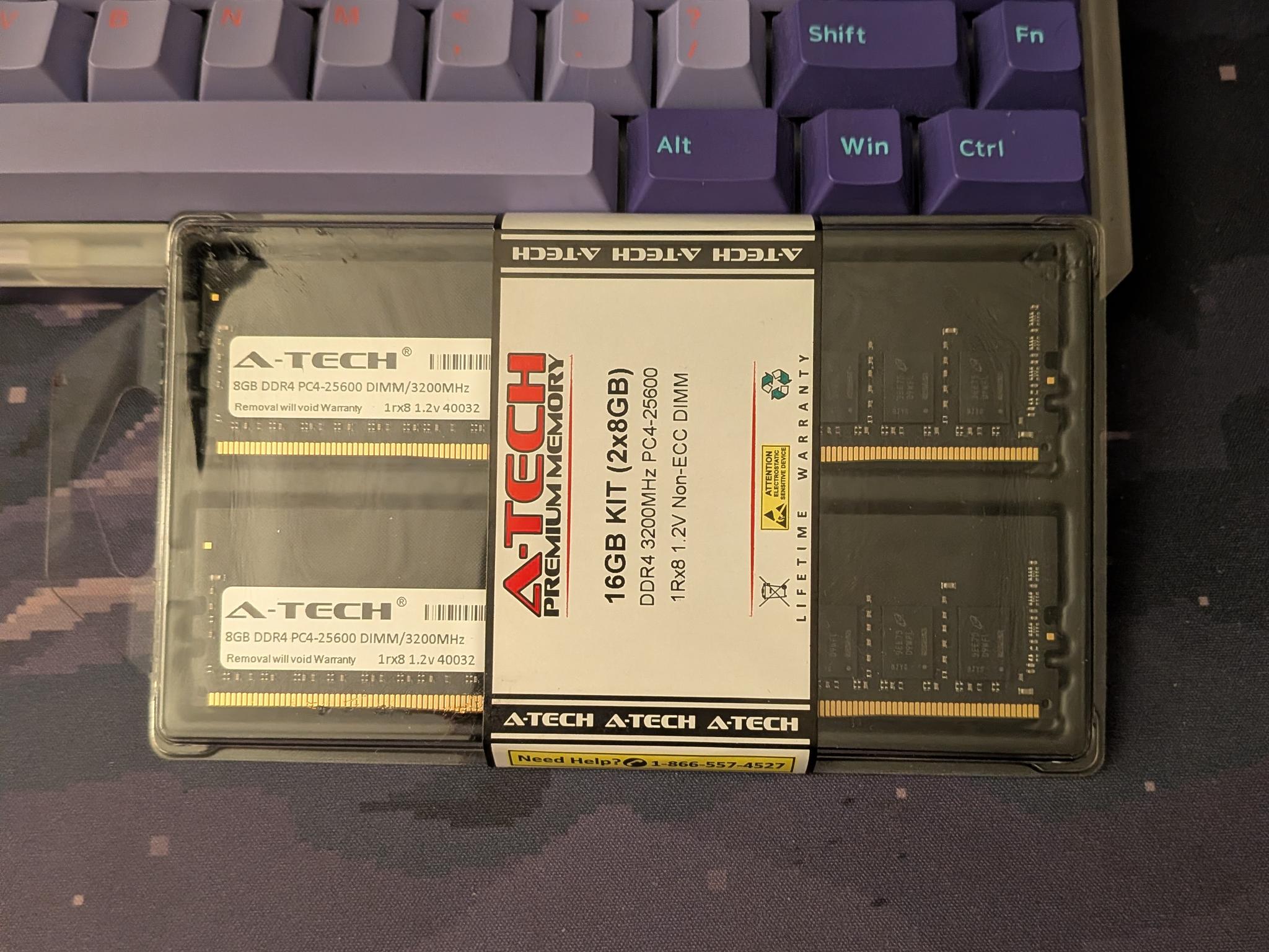 16GB DDR4 A-TECH 3200MHz (BNIB)