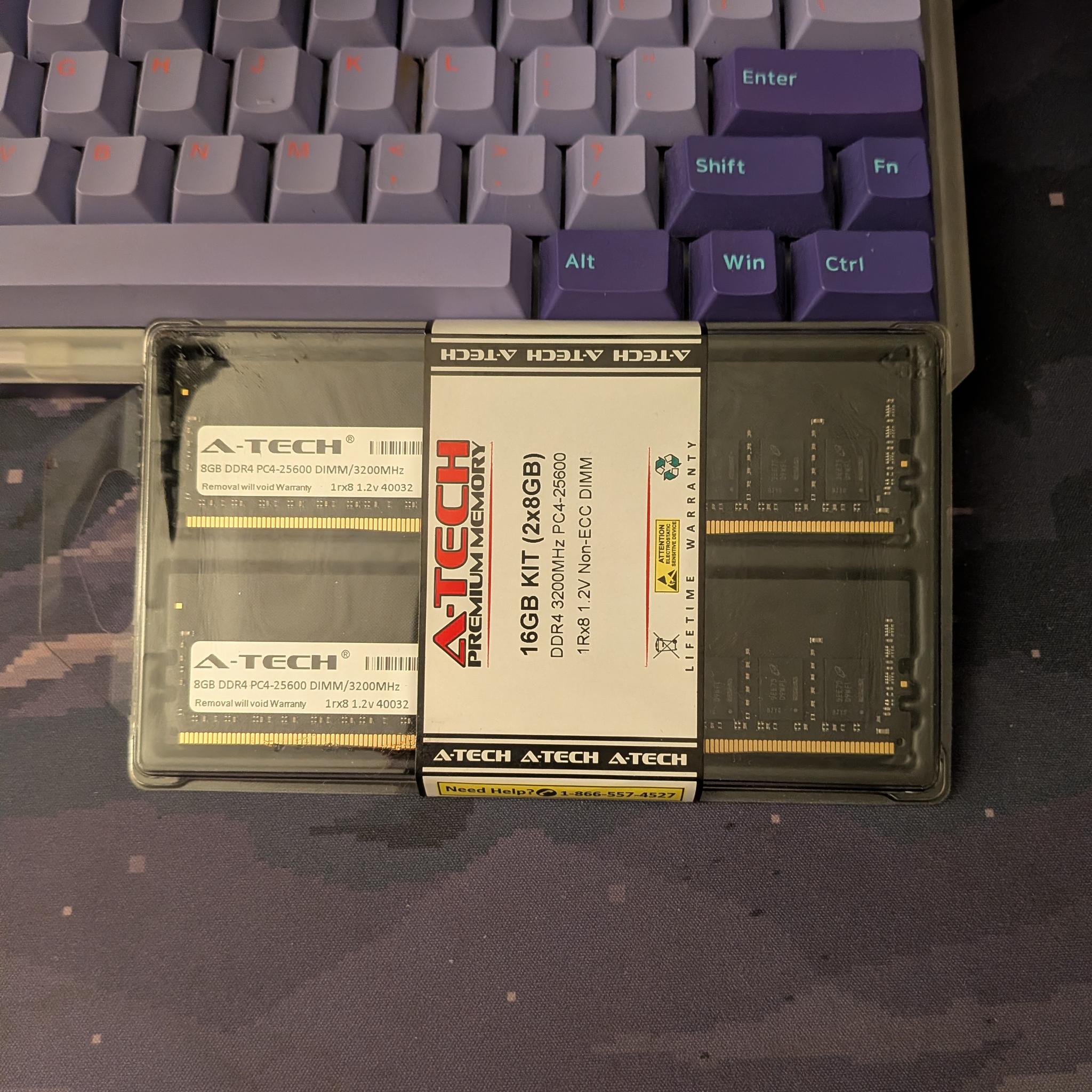 16GB DDR4 A-TECH 3200MHz (BNIB)