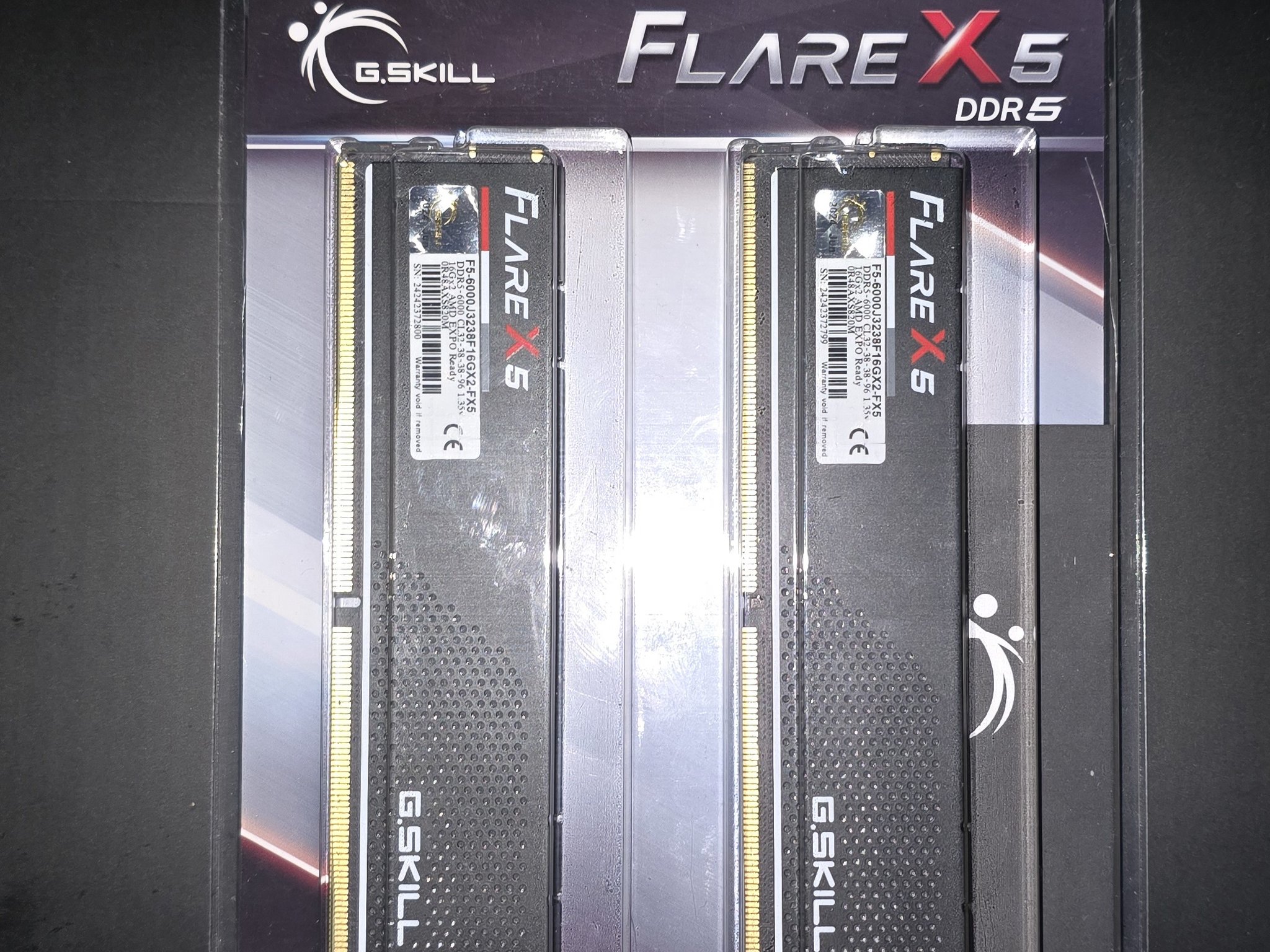 Gskill flare x5 ddr5 6000 2x16gb 32gb kit