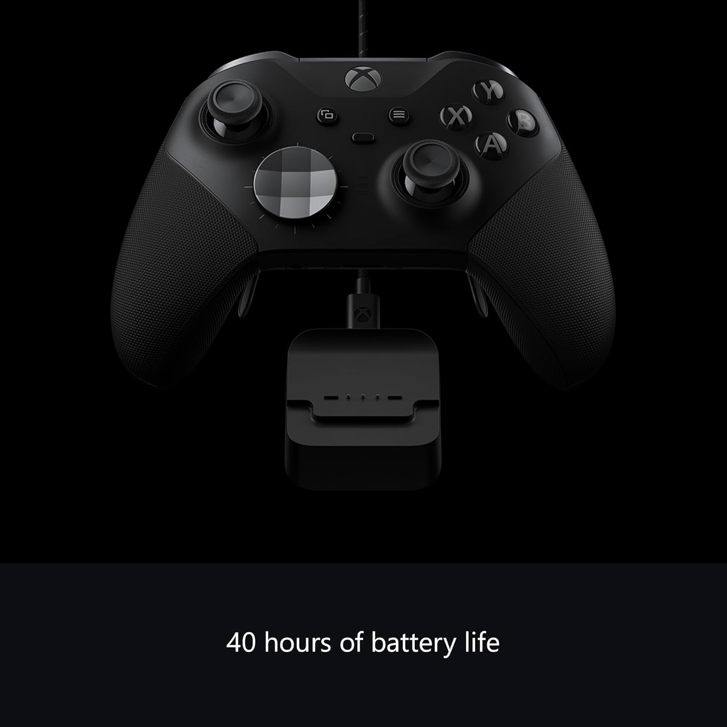 Xbox Wireless Gaming Controller Elite Series 2 Black Console, PC, and Cloud Devices