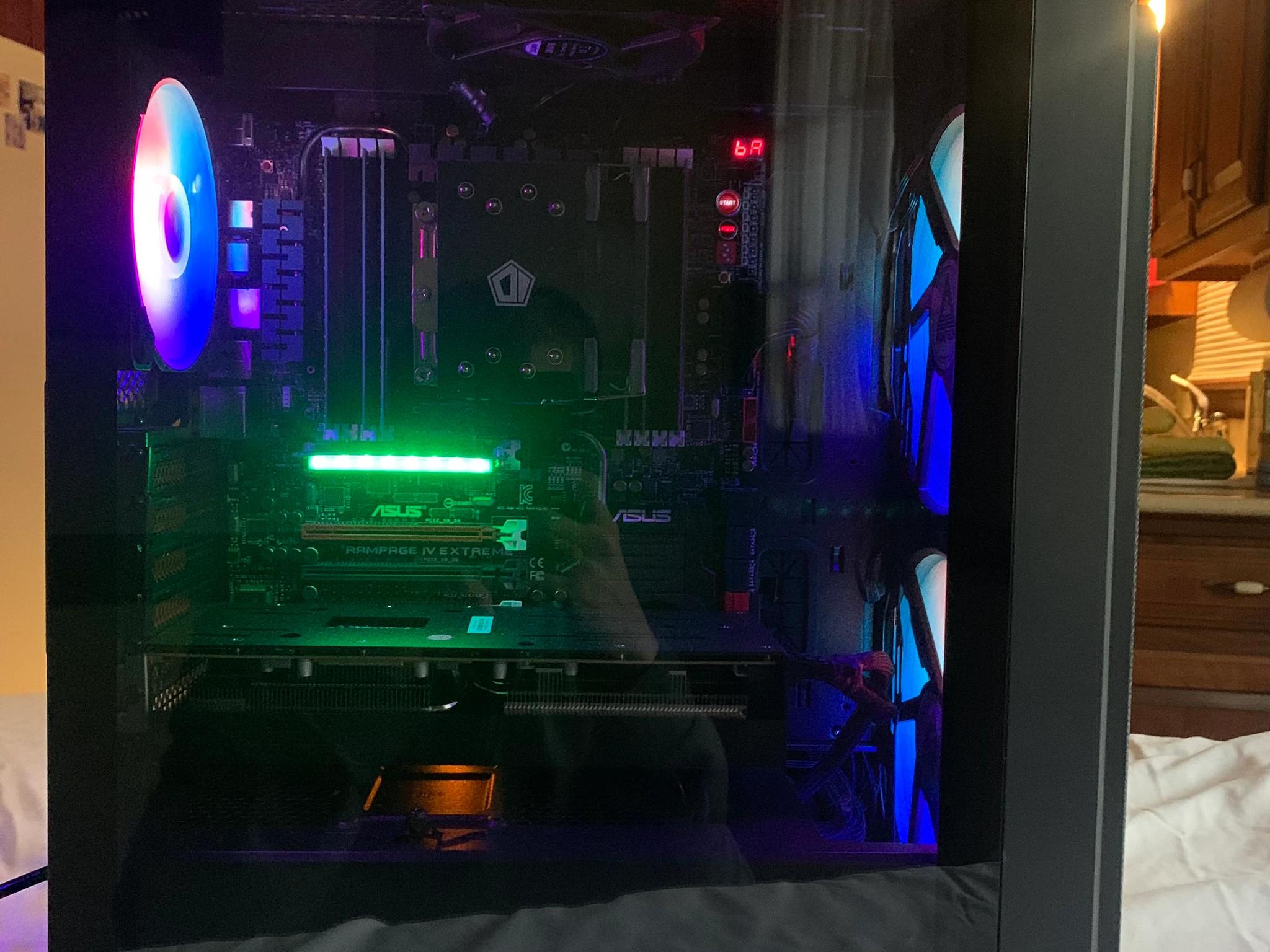 Xeon rampage IV extreme, RX 5700XT, (i7 equivalent OC)