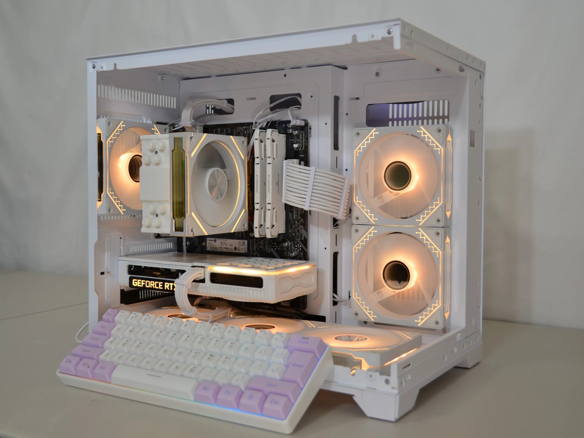 ⚪White Out⚪ - FREE Keyboard⌨️ | RTX 3060 Ti | Ryzen 5 5500 | 1tb NVMe | Windows 11 FULLY ACTIVATED