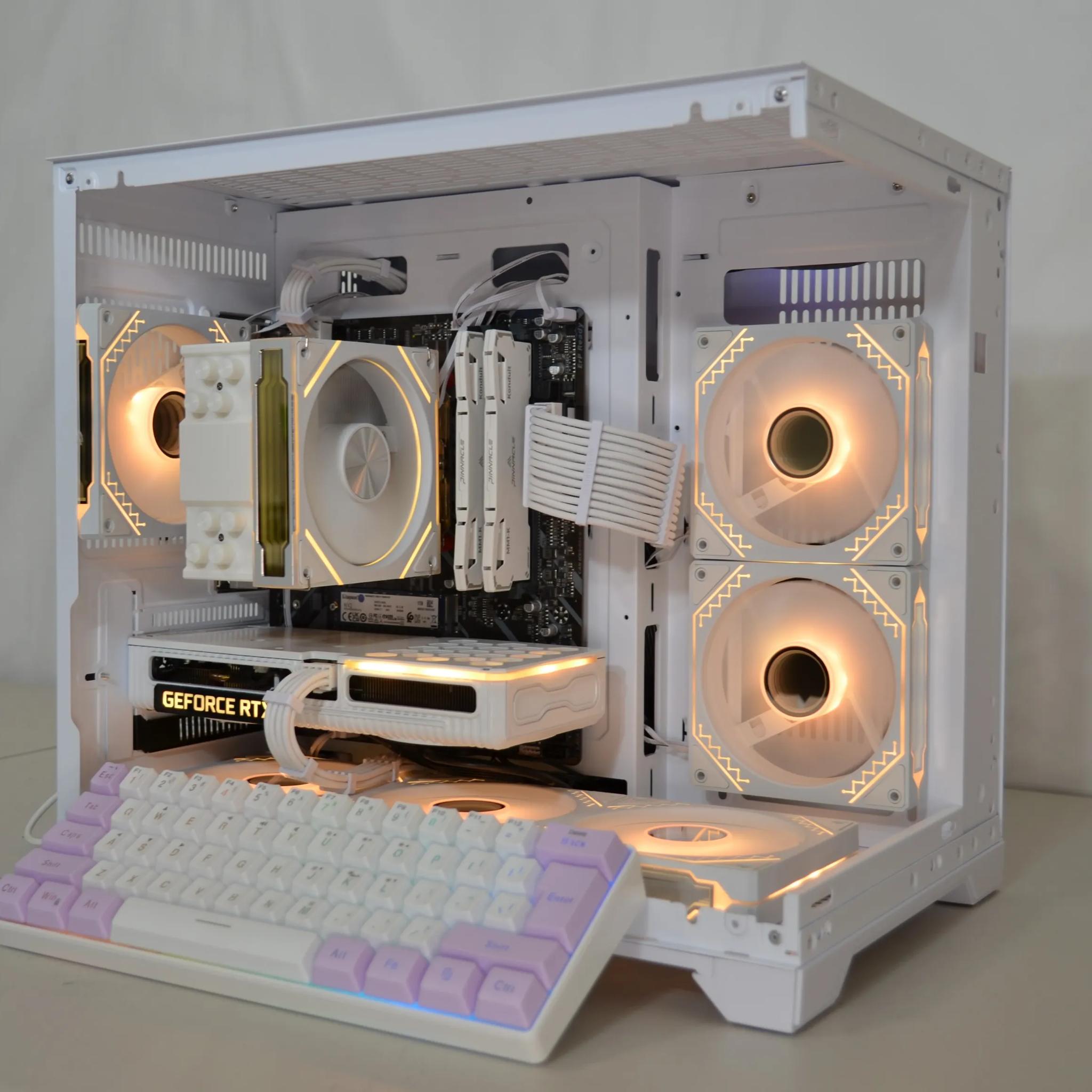 ⚪White Out⚪ - FREE Keyboard⌨️ | RTX 3060 Ti | Ryzen 5 5500 | 1tb NVMe | Windows 11 FULLY ACTIVATED