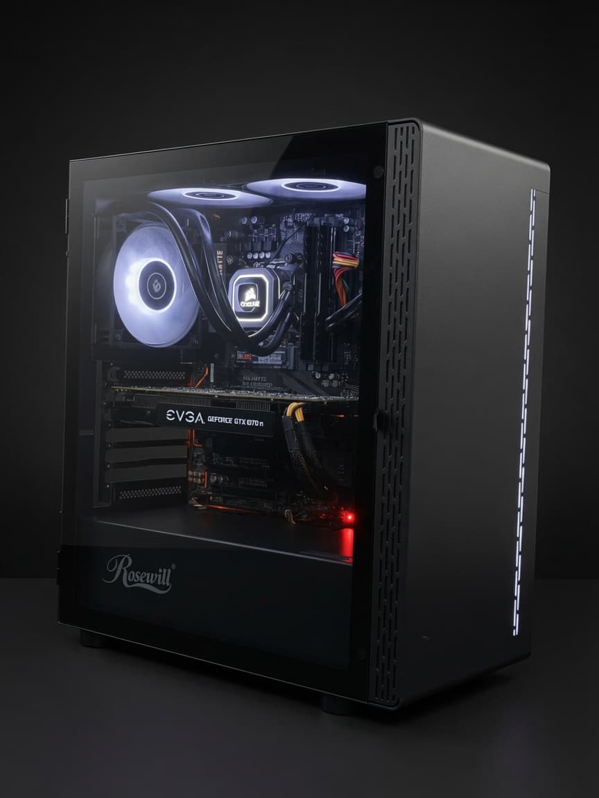 GTX 1070 Ti + i7-7700K + 16gb RAM+ SSD NVME | Gaming PC