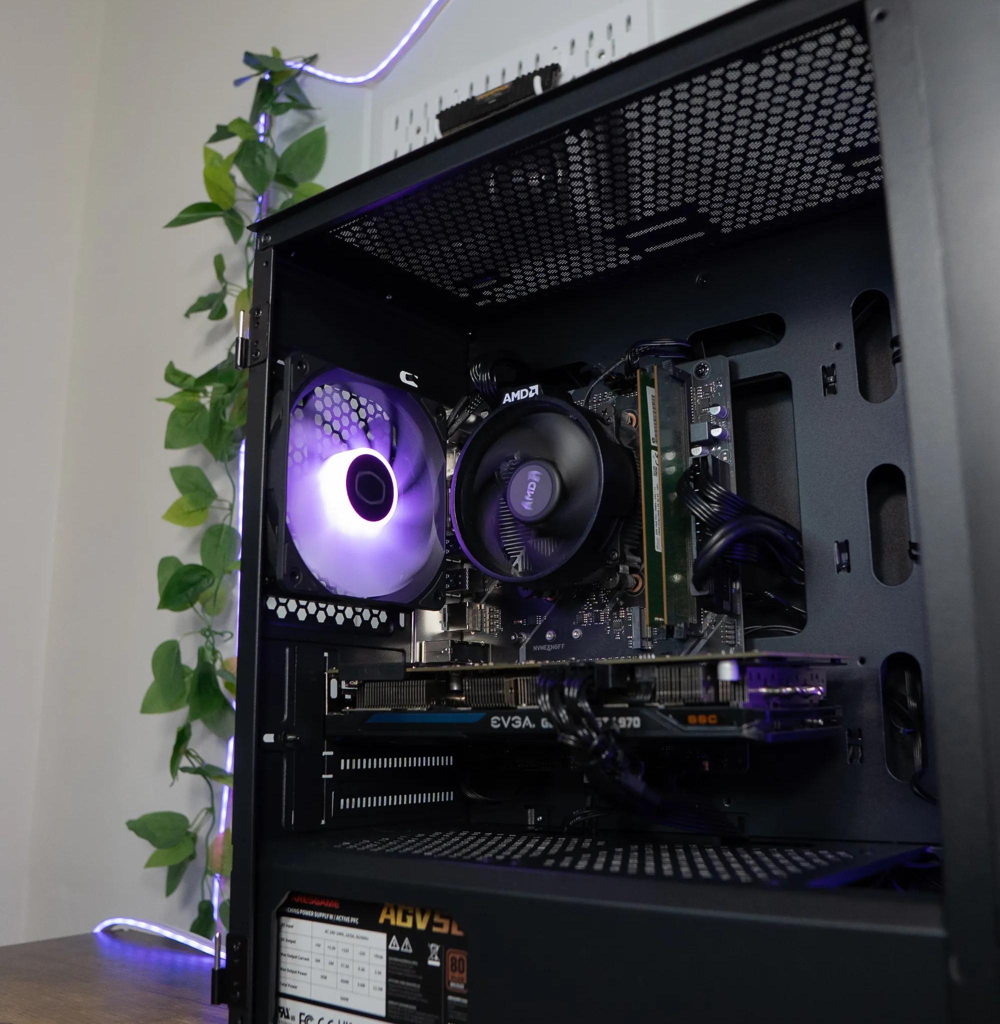 🔮🔮 BUDGET - BO6 Ready GAMING PC | EVGA GTX 970 OC | RYZEN 5 1600 | 16GB DDR4 RAM | 1.24TB |