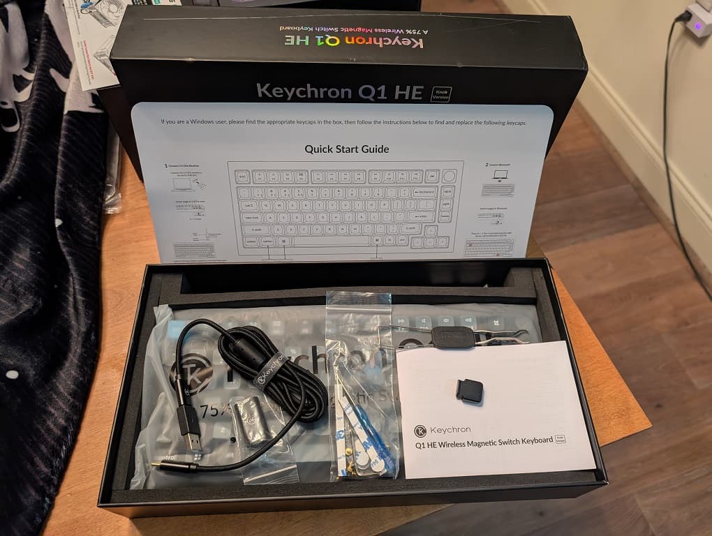 Keychron Q1 HE 75% w/Magnetic Switches + Extra Goodies!!