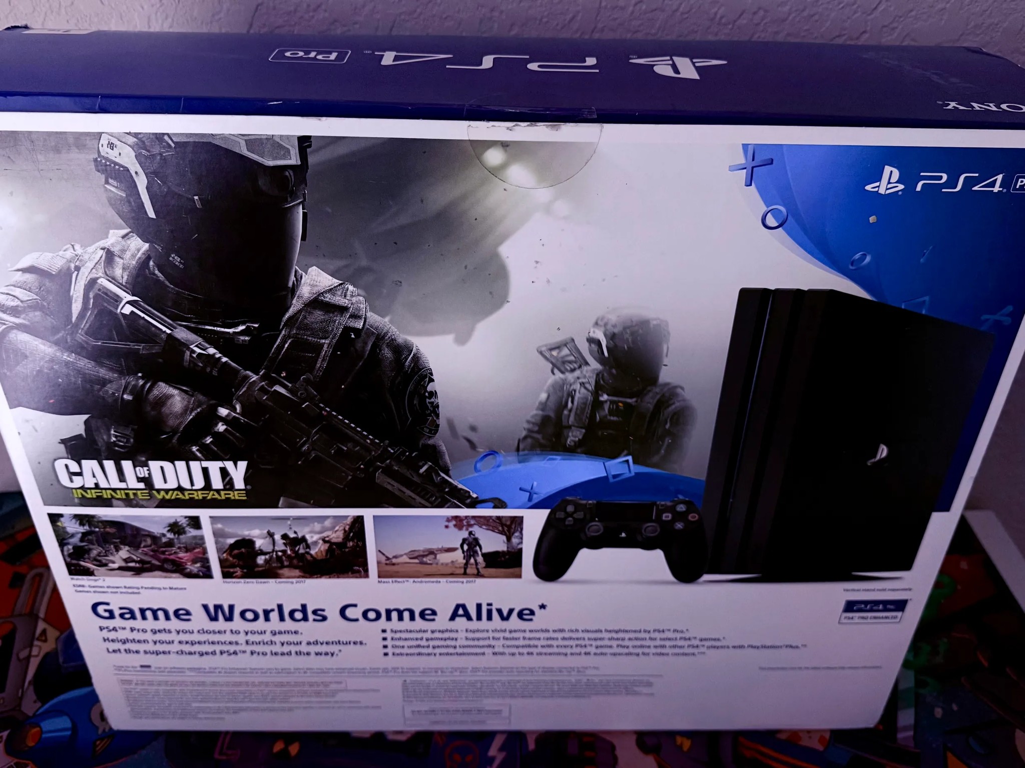 Sony PlayStation 4 Pro 1TB Console (Black) + 7 Games