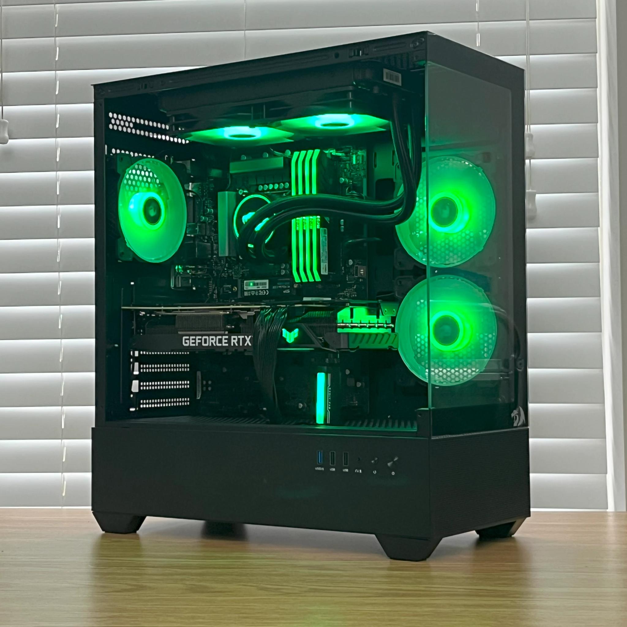 🖤❤️  i7-11700KF | RTX 3080 | 32GB DDR4 | 1TB SSD | Gaming PC ❤️🖤