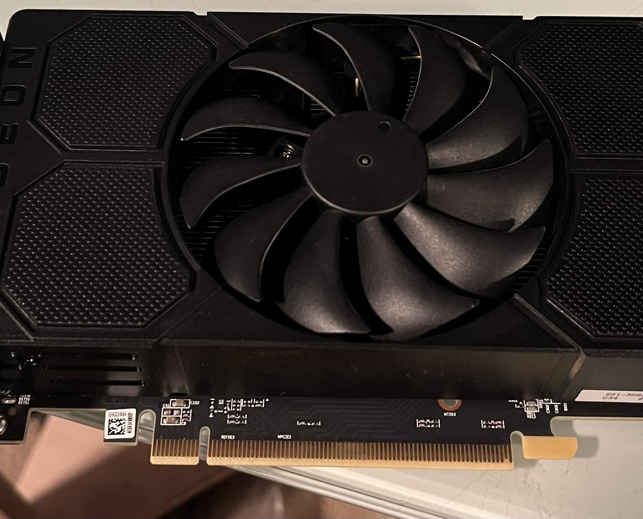 Rx 5500 4gb gpu. Works great, just upgraded. Radeon brand
