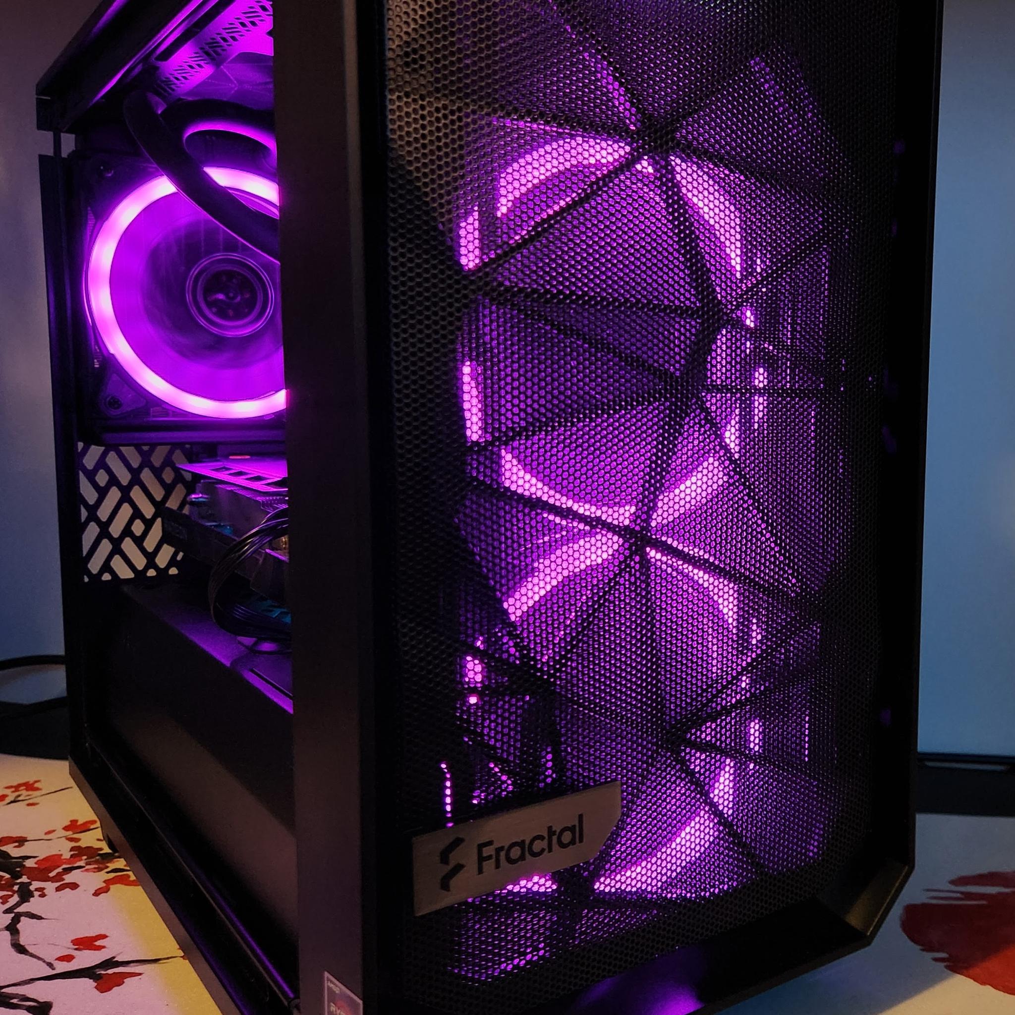 LIQUID COOLED GAMING RIG!  Ryzen 5 / 32GB RAM / 1TB SSD / RX 6600 8GB