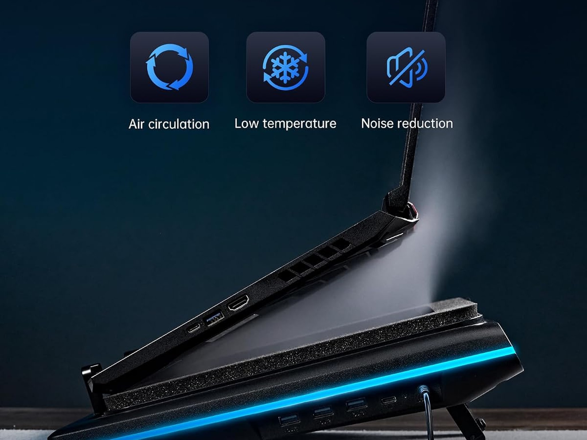 llano V12 Ultra Laptop Cooling Pad