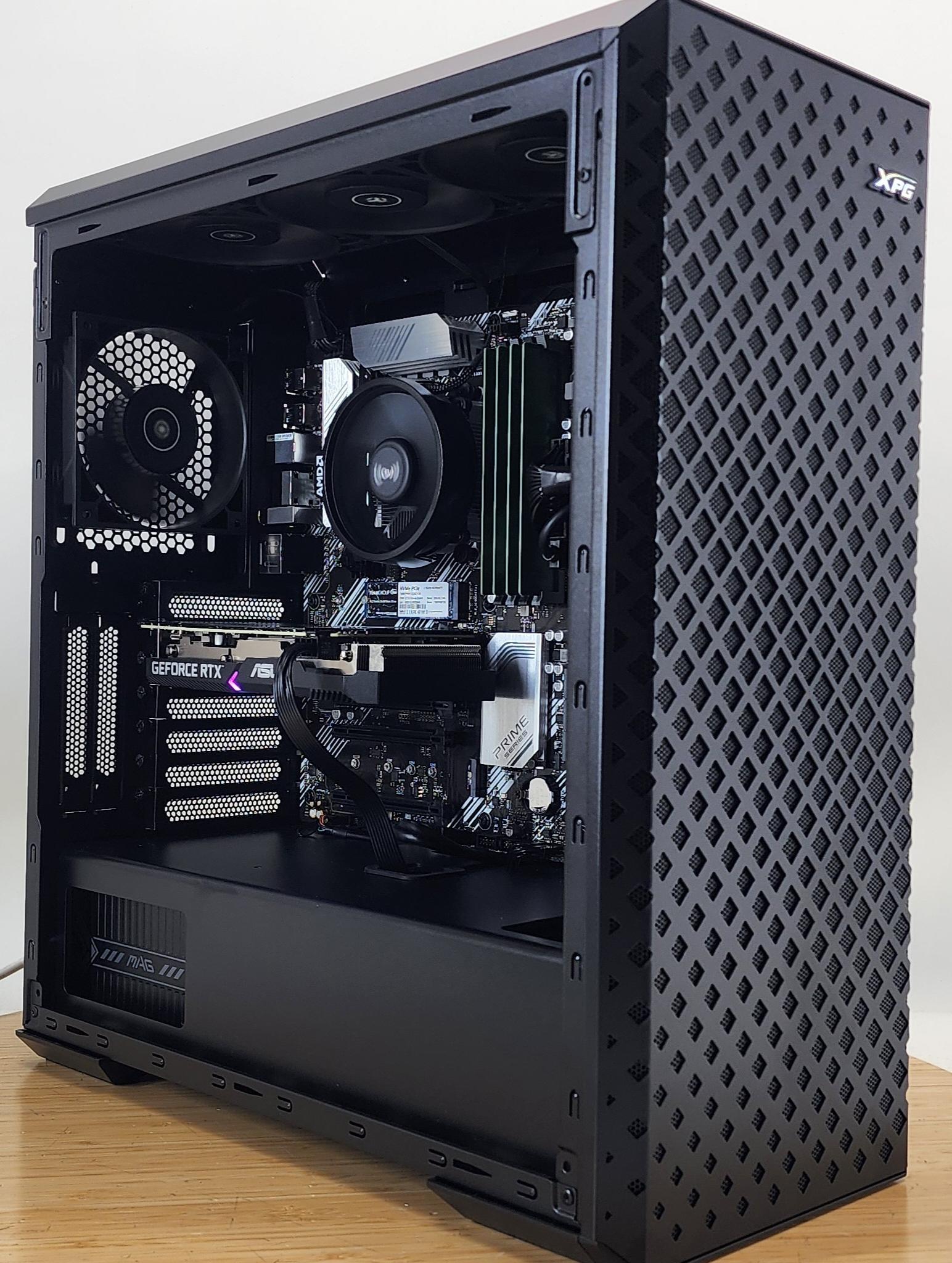 Gaming PC Ryzen 5 5500 16GB RAM 512GB SSD RTX 3060 8GB Windows 11 Computer