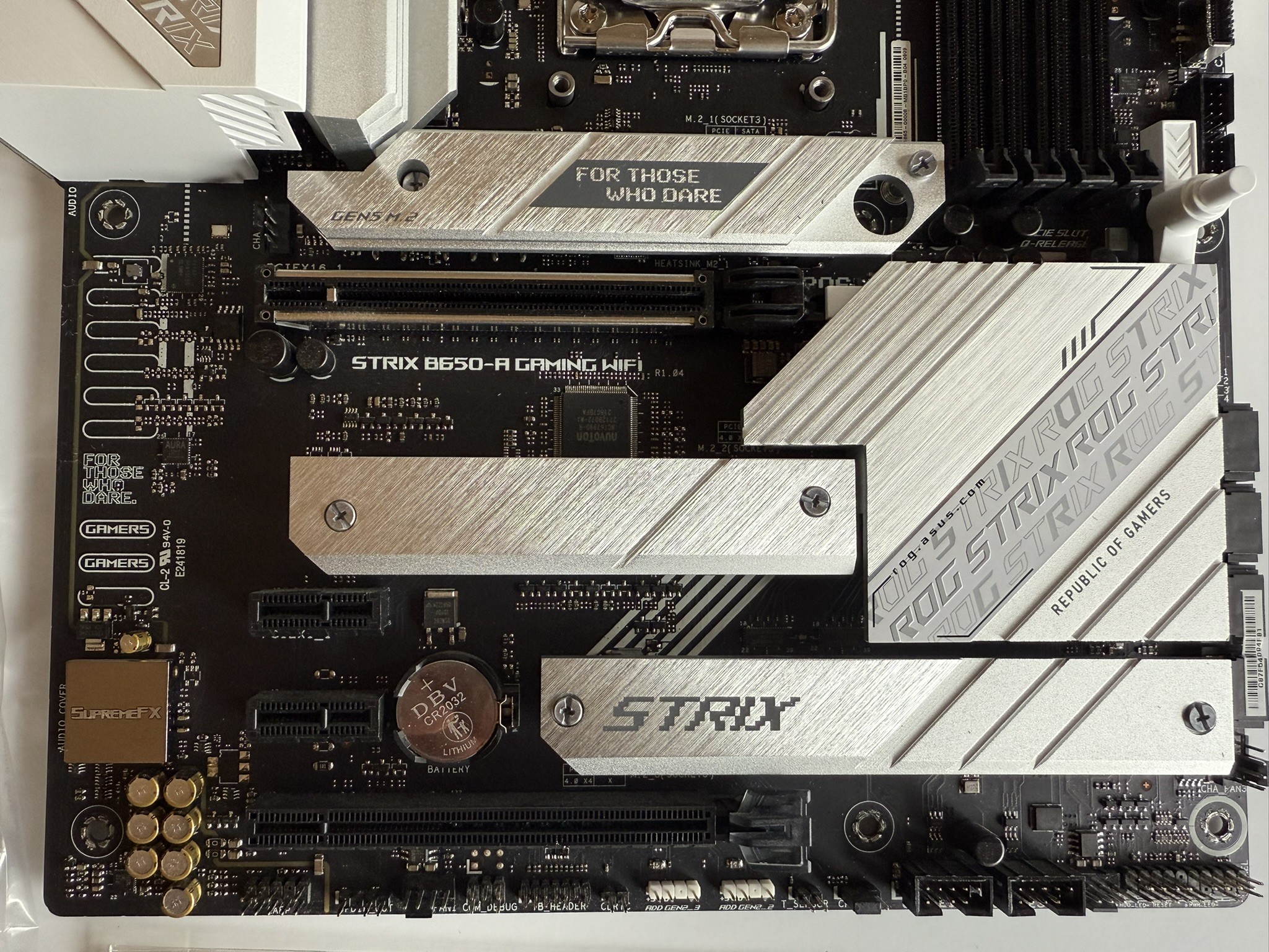 ASUS ROG Strix B650-A Gaming Wi-Fi DDR5 Socket AM5 AMD ATX Gaming Motherboard