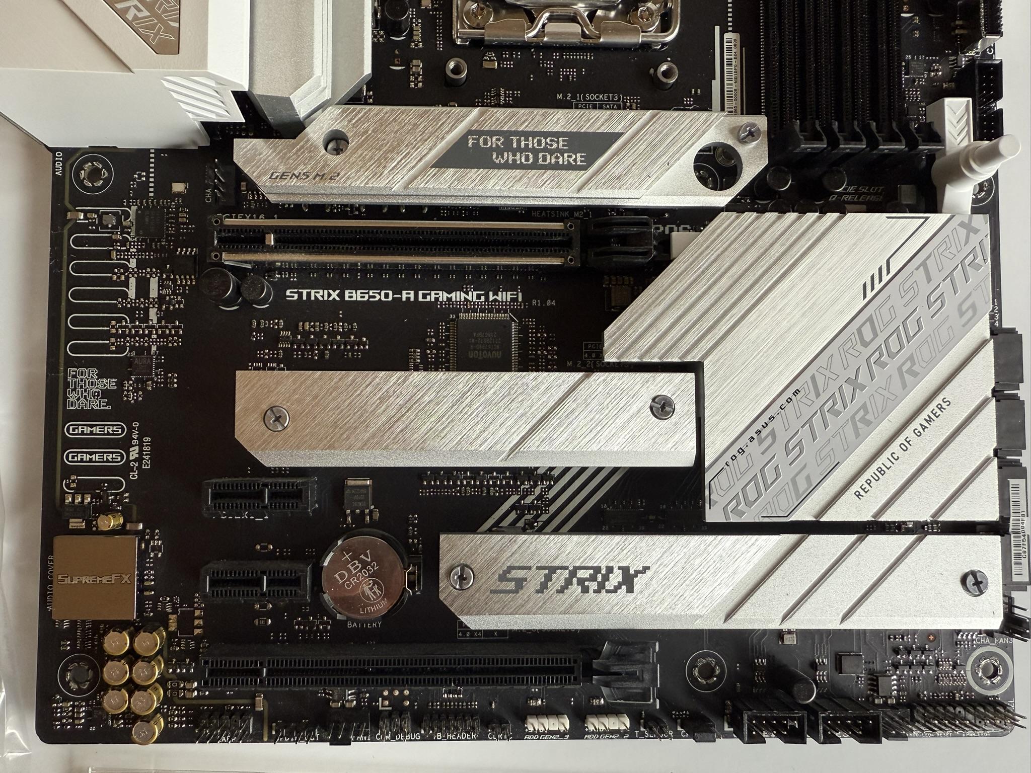 ASUS ROG Strix B650-A Gaming Wi-Fi DDR5 Socket AM5 AMD ATX Gaming Motherboard