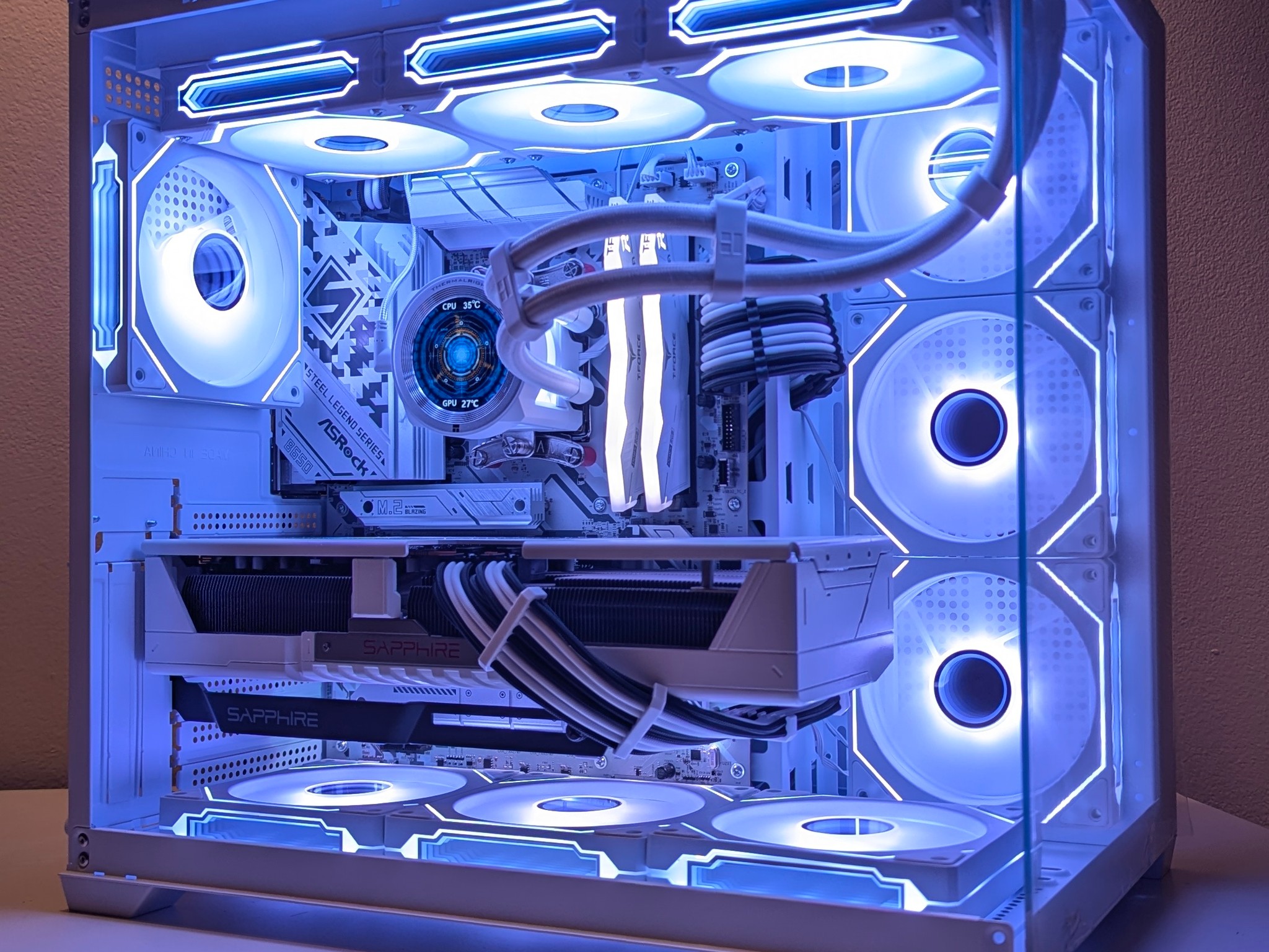 Copy of ⚡ High-End White Gaming PC | Ryzen 7 7800X3D |RX 9070XT 16GB| 32gb DDR5 | 2TB SSD| 360MM ...