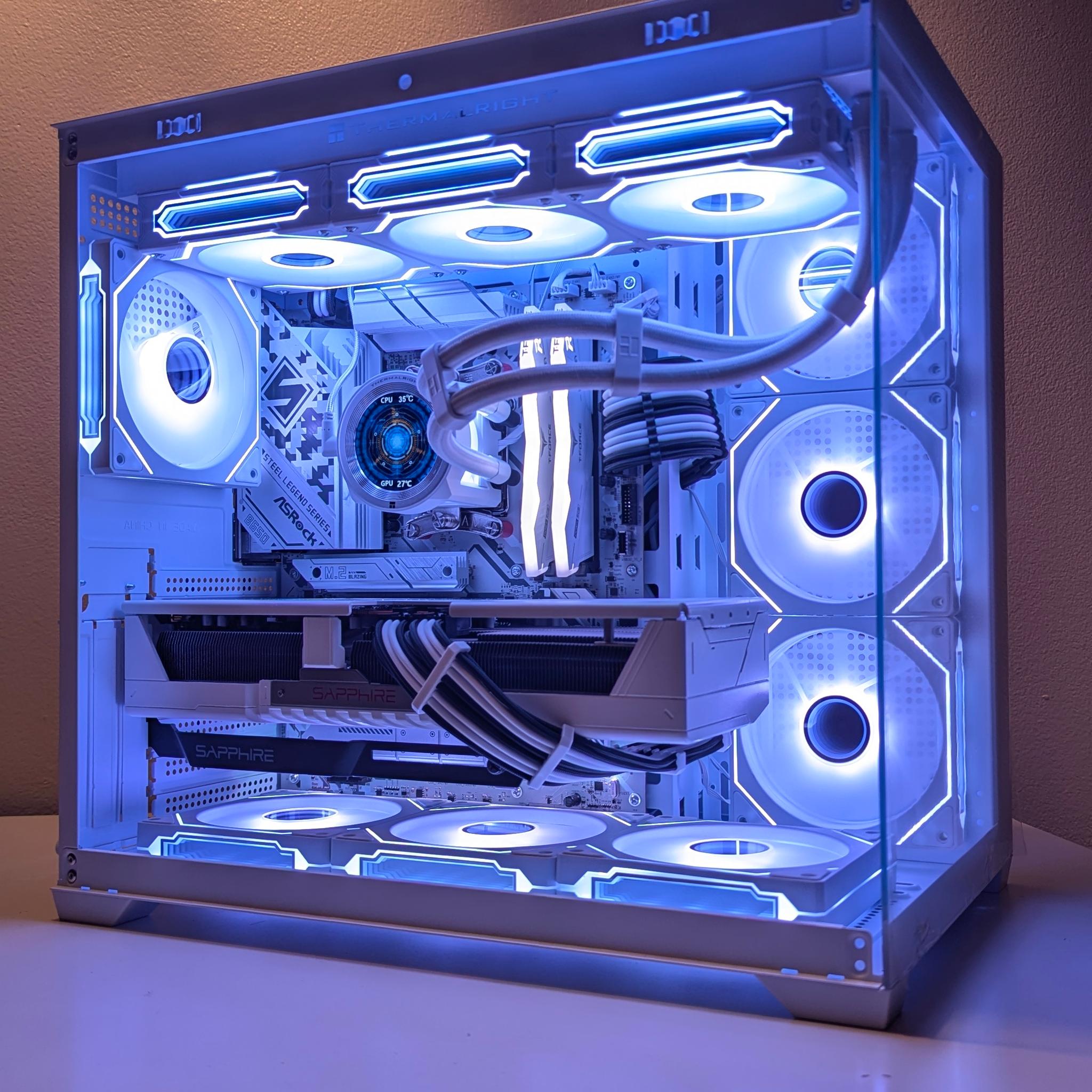 Copy of ⚡ High-End White Gaming PC | Ryzen 7 7800X3D |RX 9070XT 16GB| 32gb DDR5 | 2TB SSD| 360MM ...