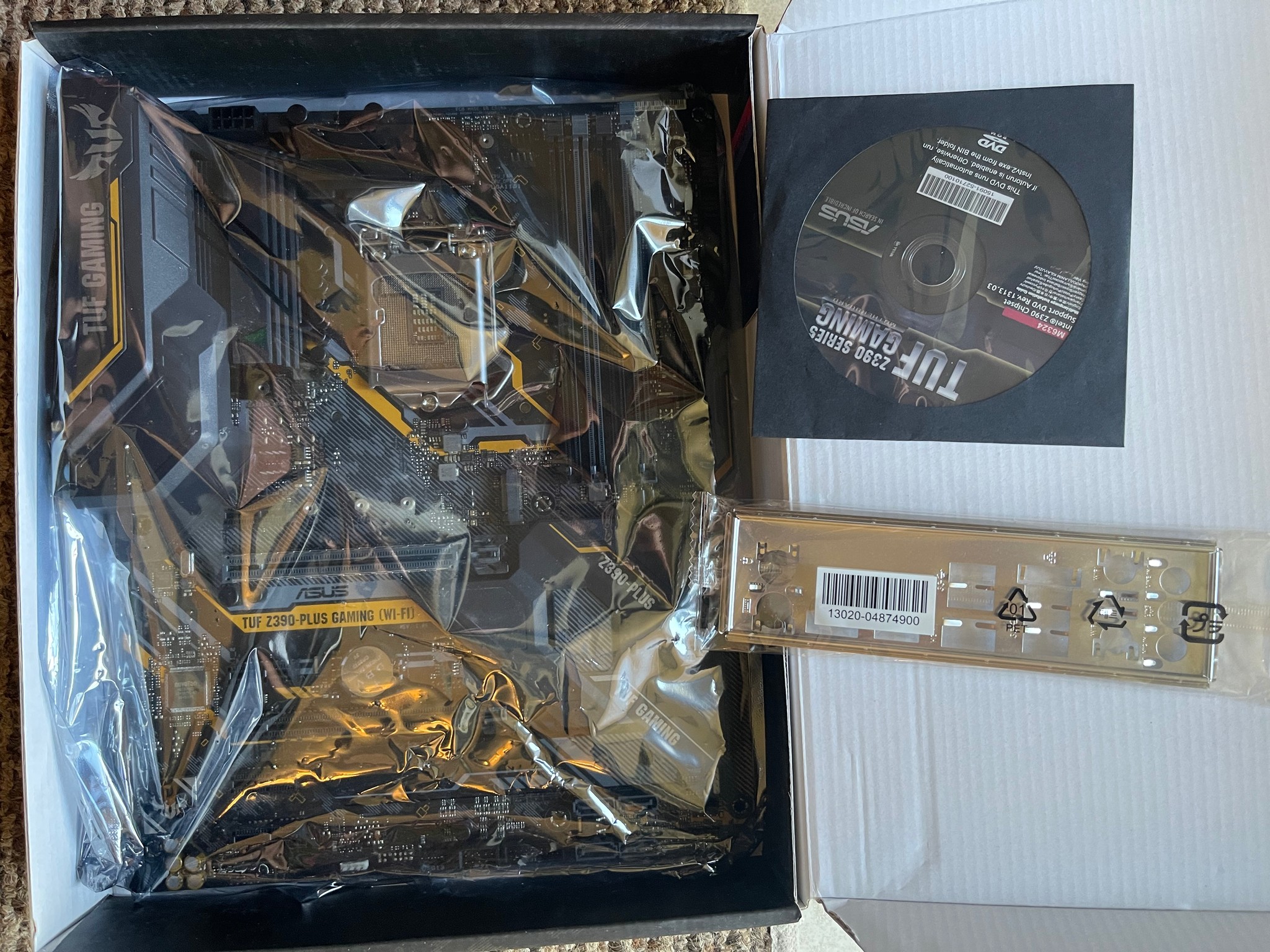 Combo! I7-9700k and TUF gaming plus Mobo both in OB 