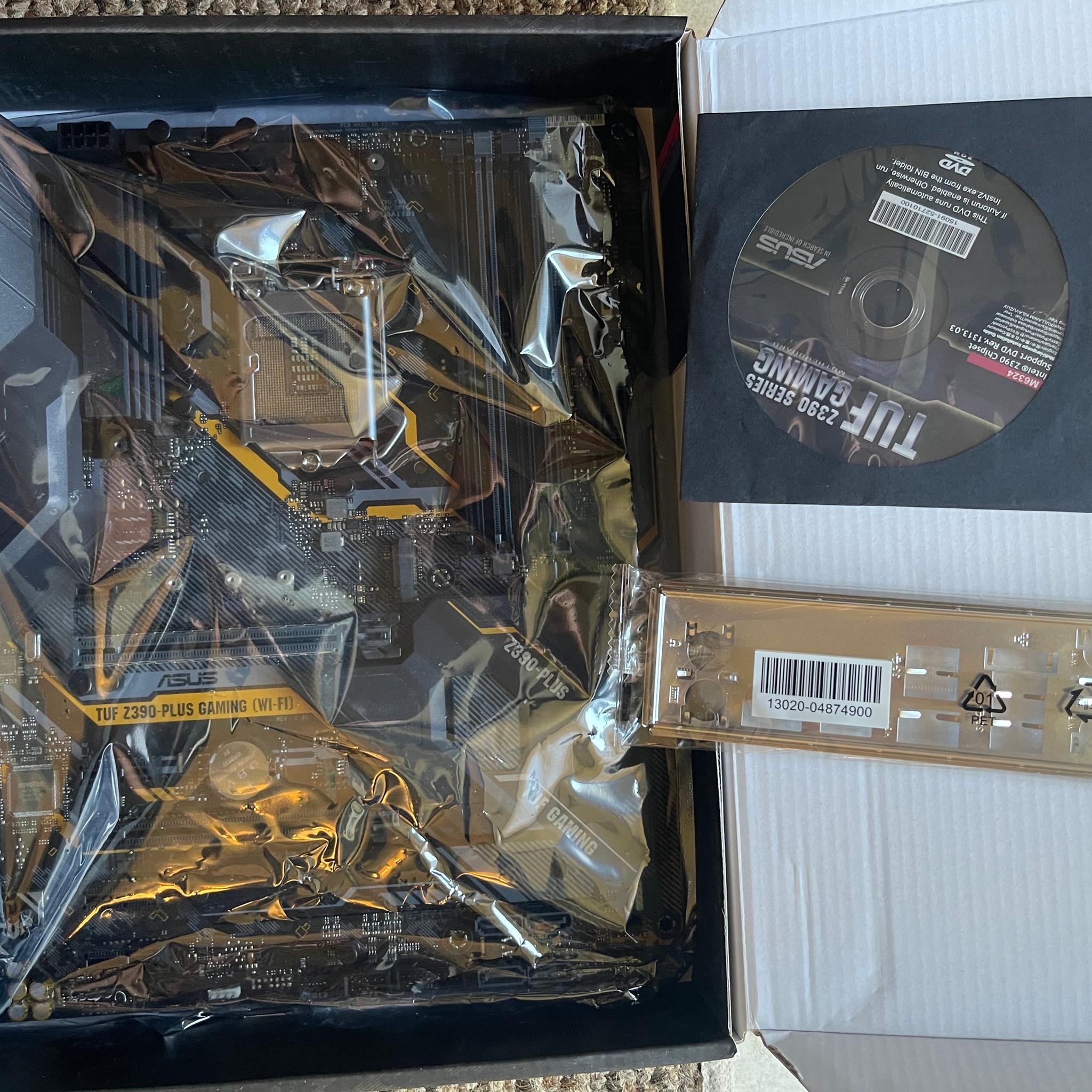 Combo! I7-9700k and TUF gaming plus Mobo both in OB 