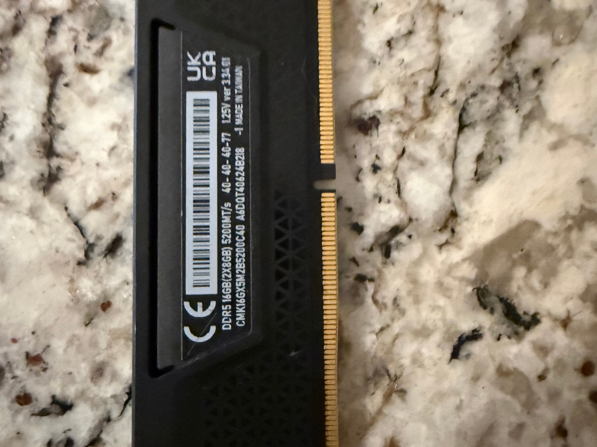 1 stick of 8gb ddr5