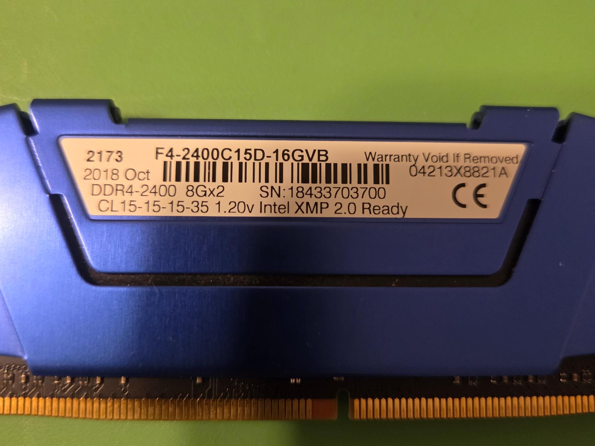 G skill ripjaws v 8gb 2400 cl15