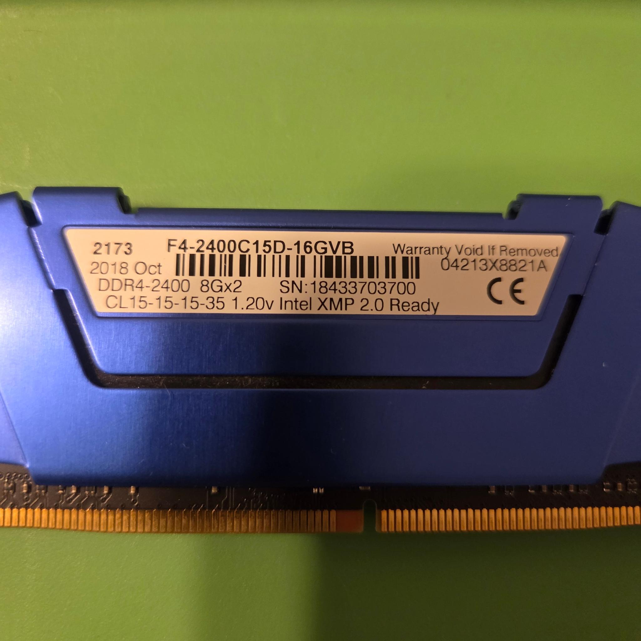 G skill ripjaws v 8gb 2400 cl15