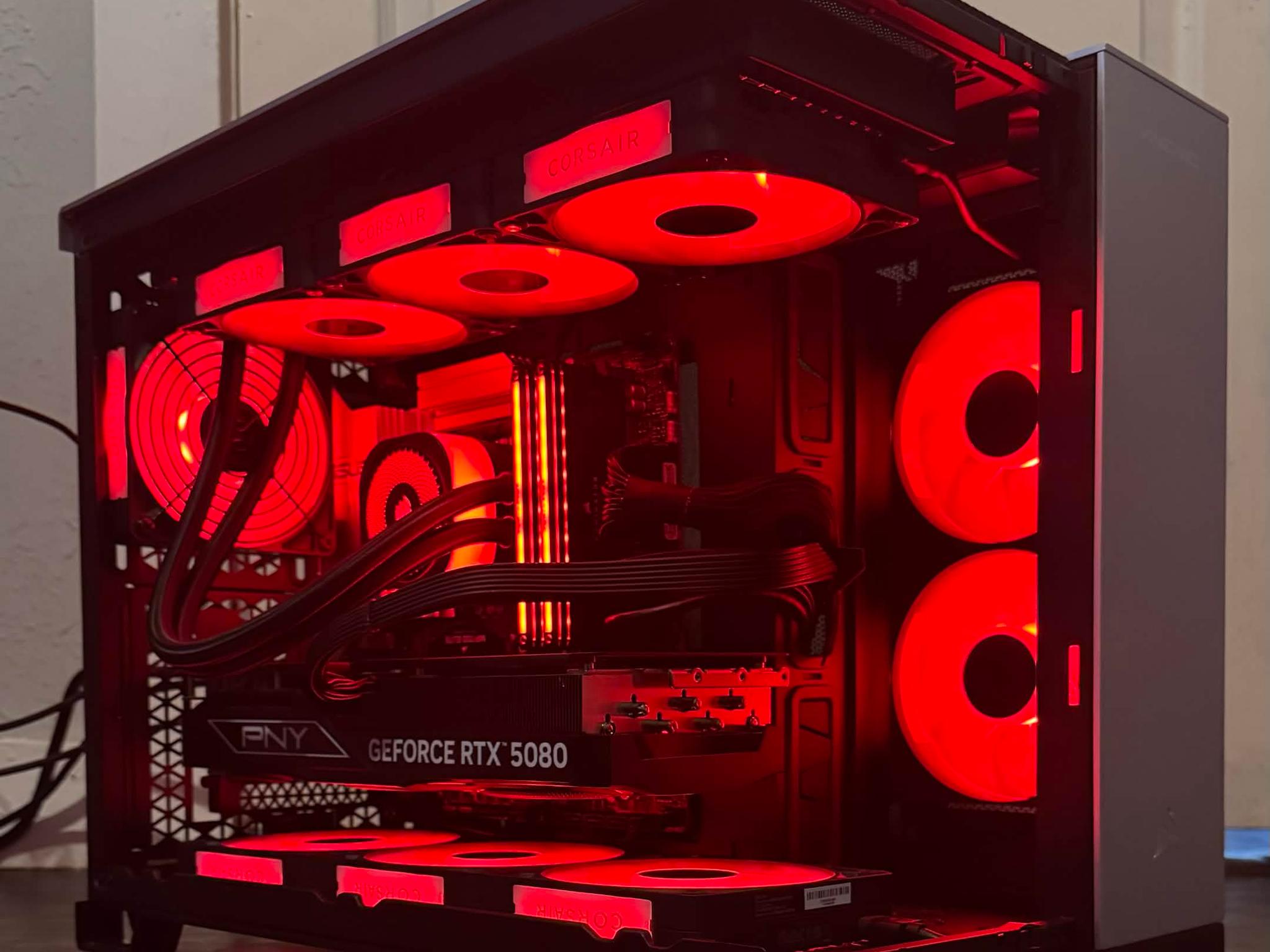 Black/Satin Gray: Intel Core Ultra 9 285K, GeForce RTX 5080, 32GB DDR5, 2TB M.2 SSD, Win11 Home