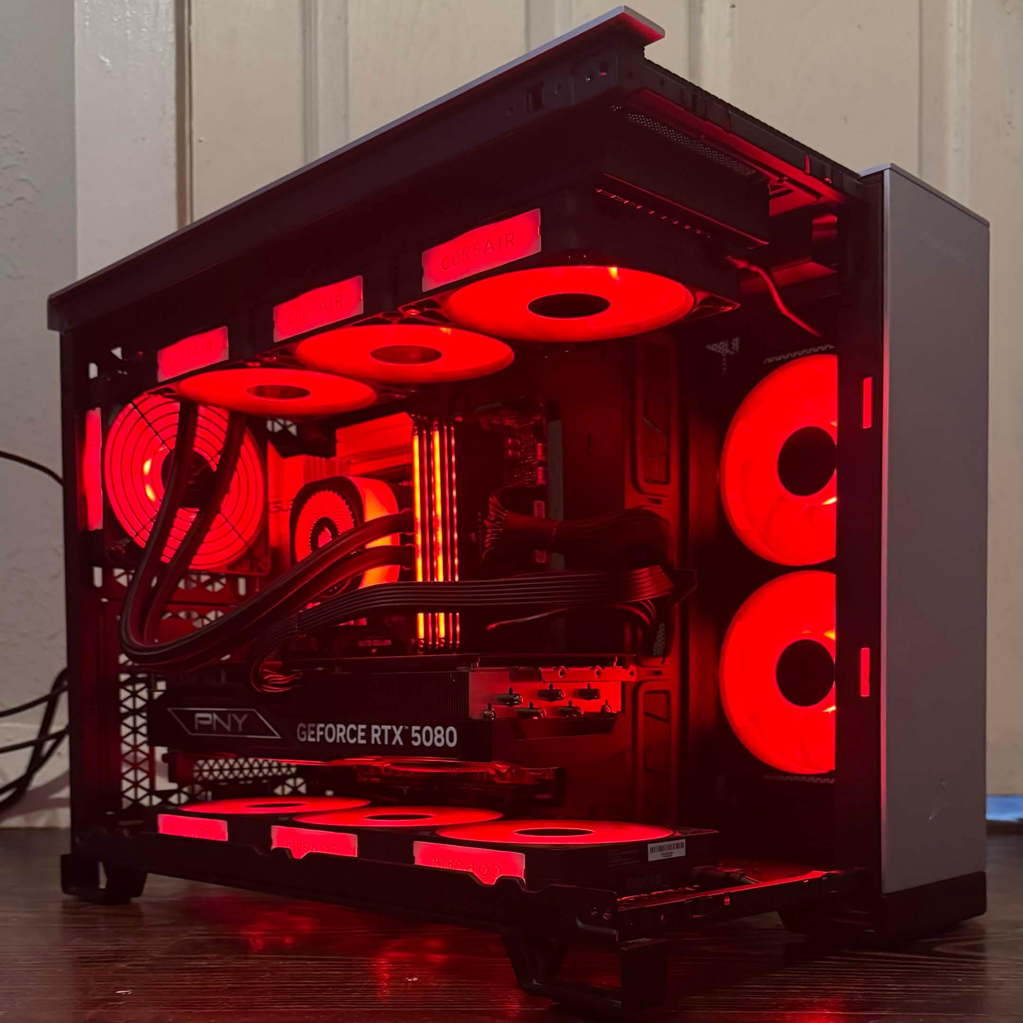 Black/Satin Gray: Intel Core Ultra 9 285K, GeForce RTX 5080, 32GB DDR5, 2TB M.2 SSD, Win11 Home