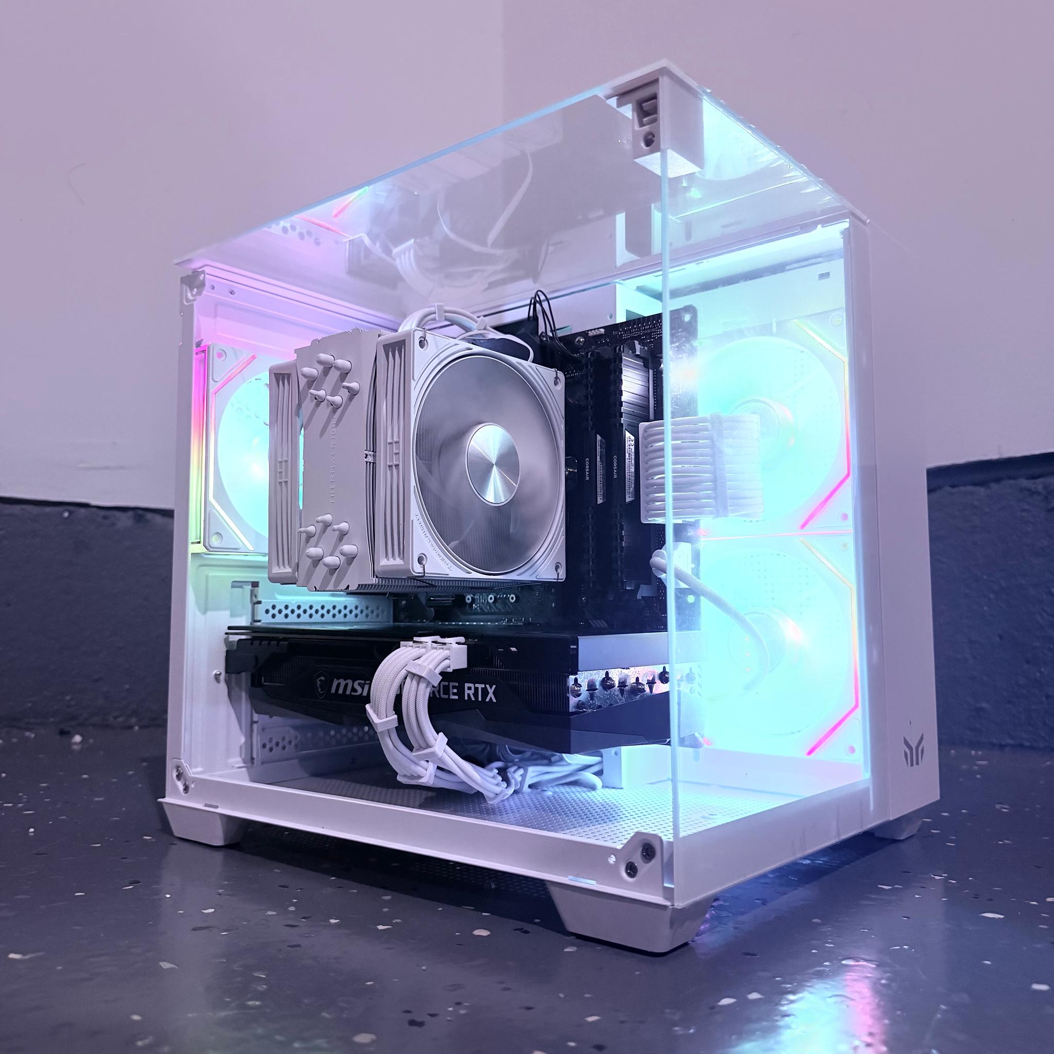 🌈"Glacial Frost"❄️ | 1440p Gaming | RTX 3060 Ti | iRyzen 7 3800X | 32GB Ram | 1TB SSD | Free Ship