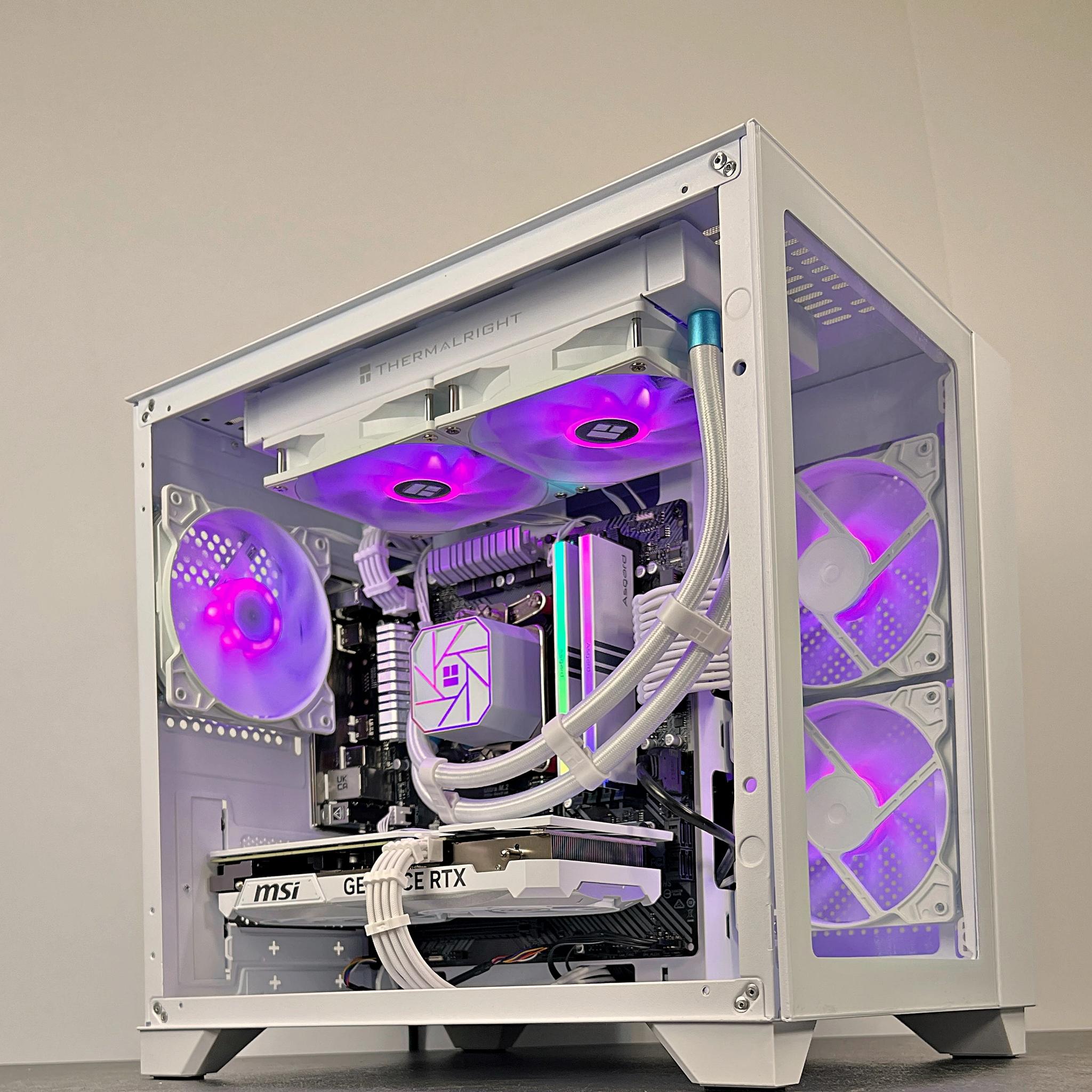 Liquid Cooled RTX 4070 Ryzen 5 5600X 16GB RAM 1TB M.2 Win 11 Gaming PC
