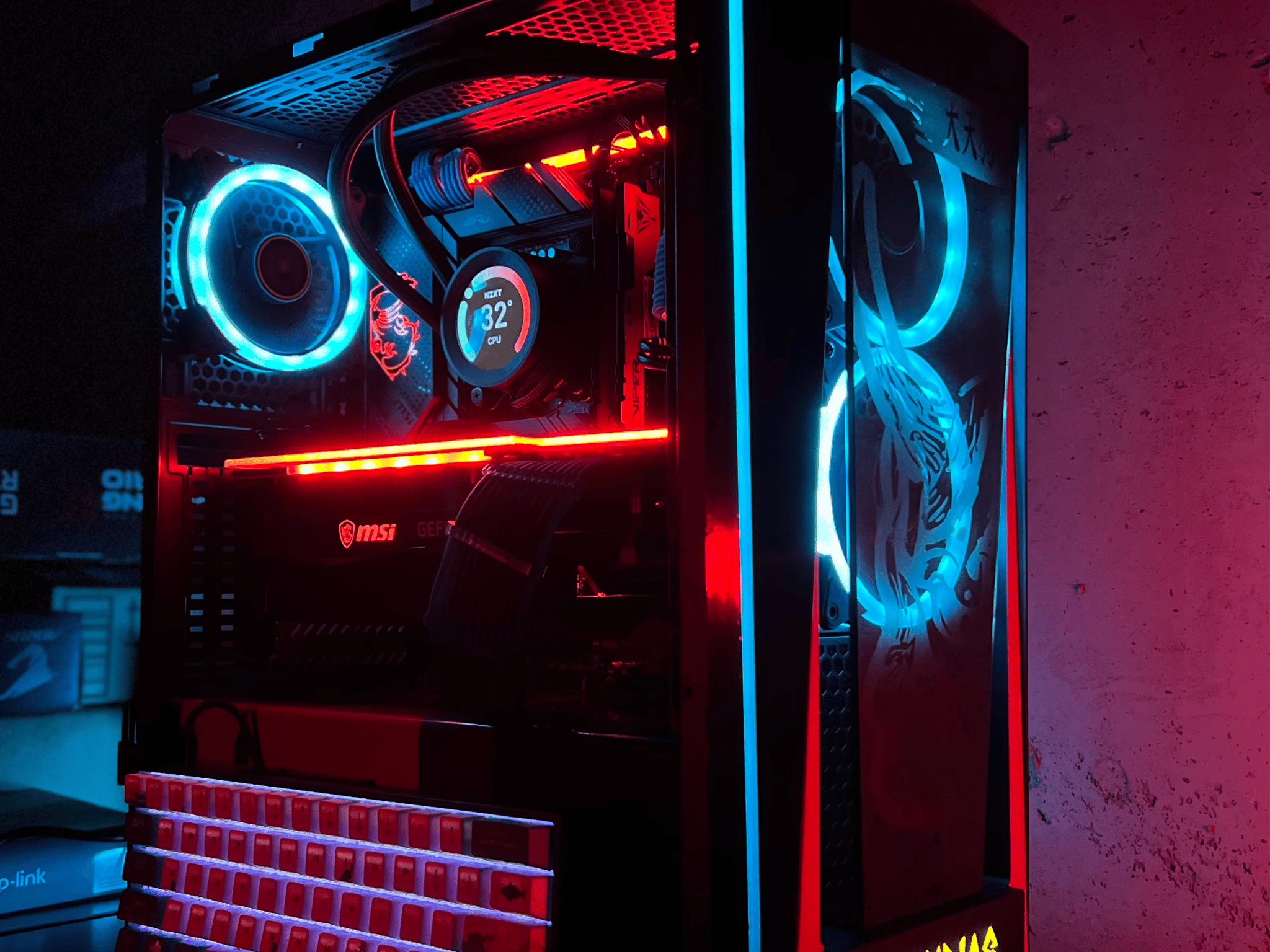 (CLEARANCE SALE) Daitengu (大天狗) 👺👺 || Core i5-12600KF/RTX 3080 Themed PC and Keyboard Bundle