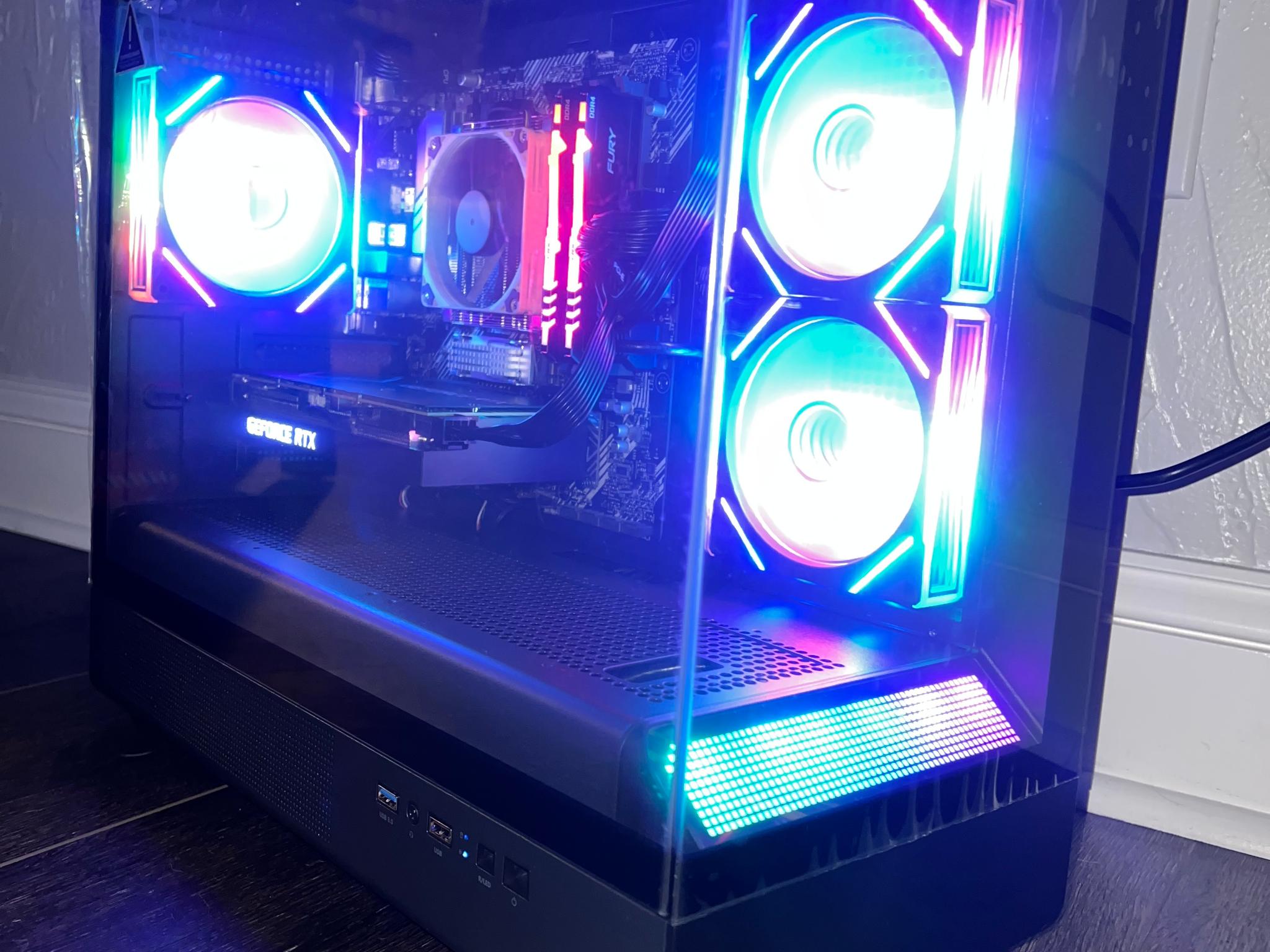 High Performance Starter Gaming PC / Ryzen 7 5700G - RTX 3060 Ti 8GB