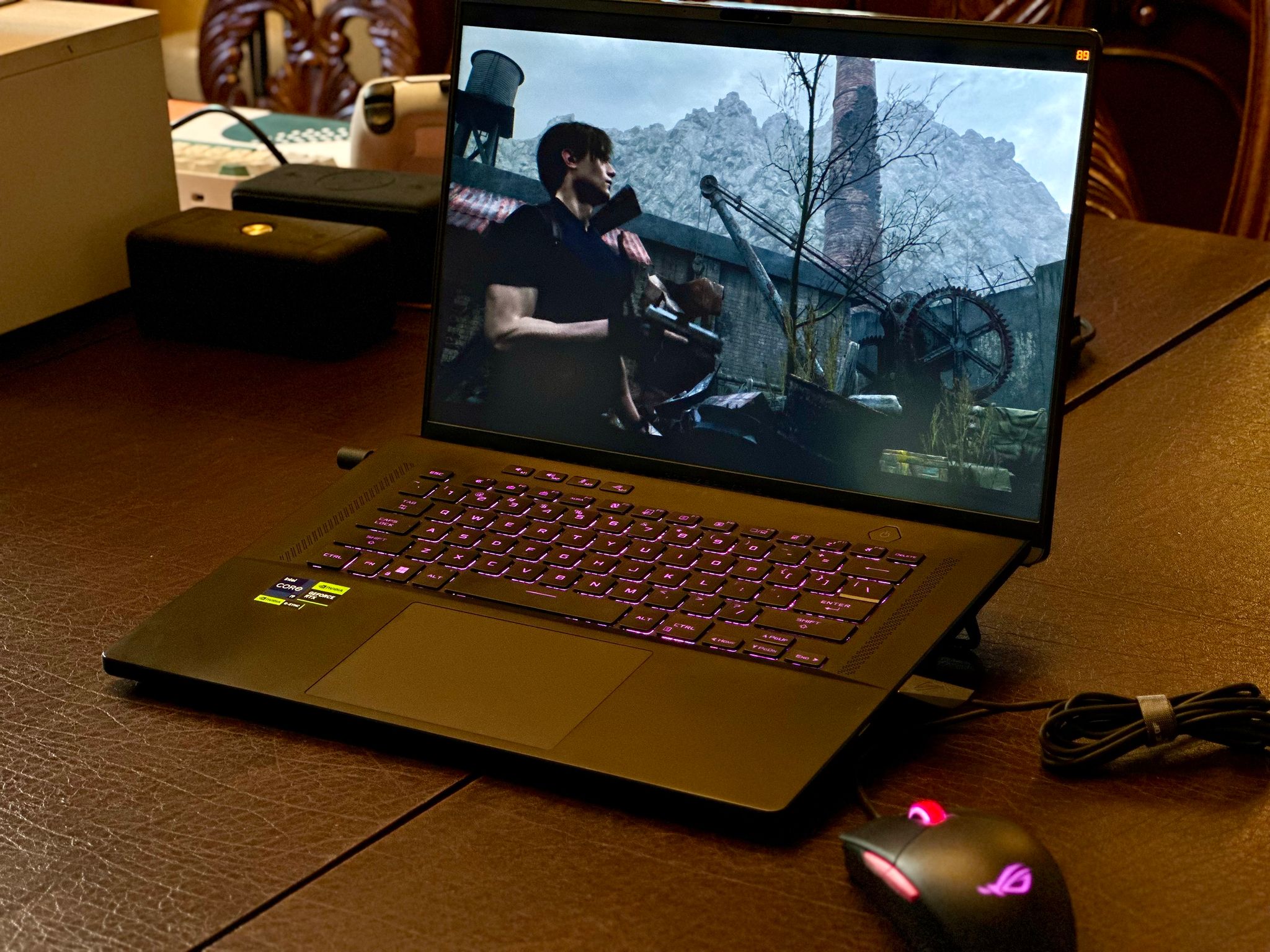 ASUS ROG Zephyrus M16 16” 240Hz 1600p RTX 4070 13900H 32GB Gaming Laptop w/ Mouse and Bag