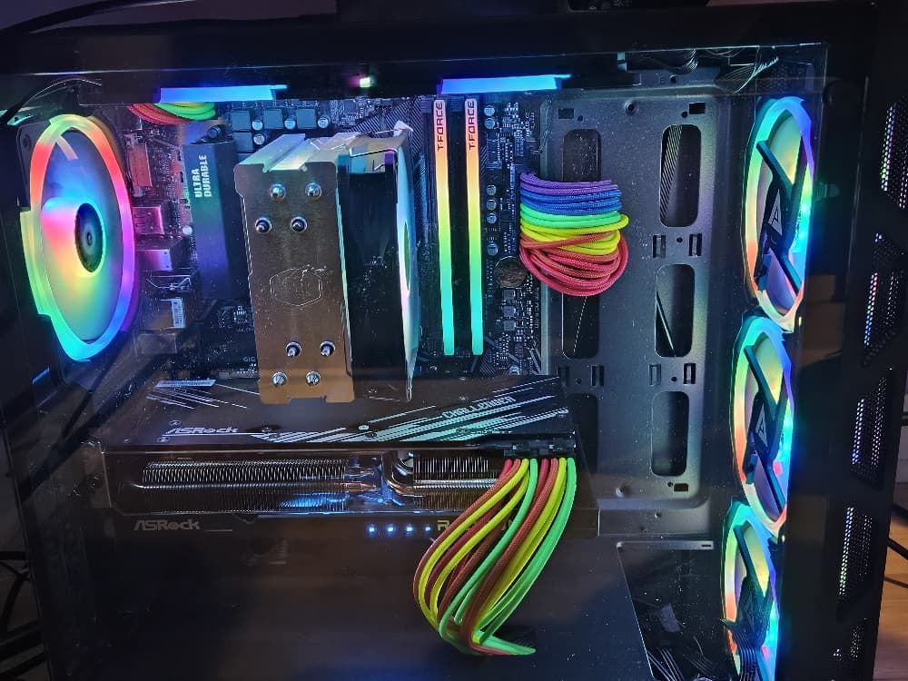 Lightly used RGB custom Gaming PC