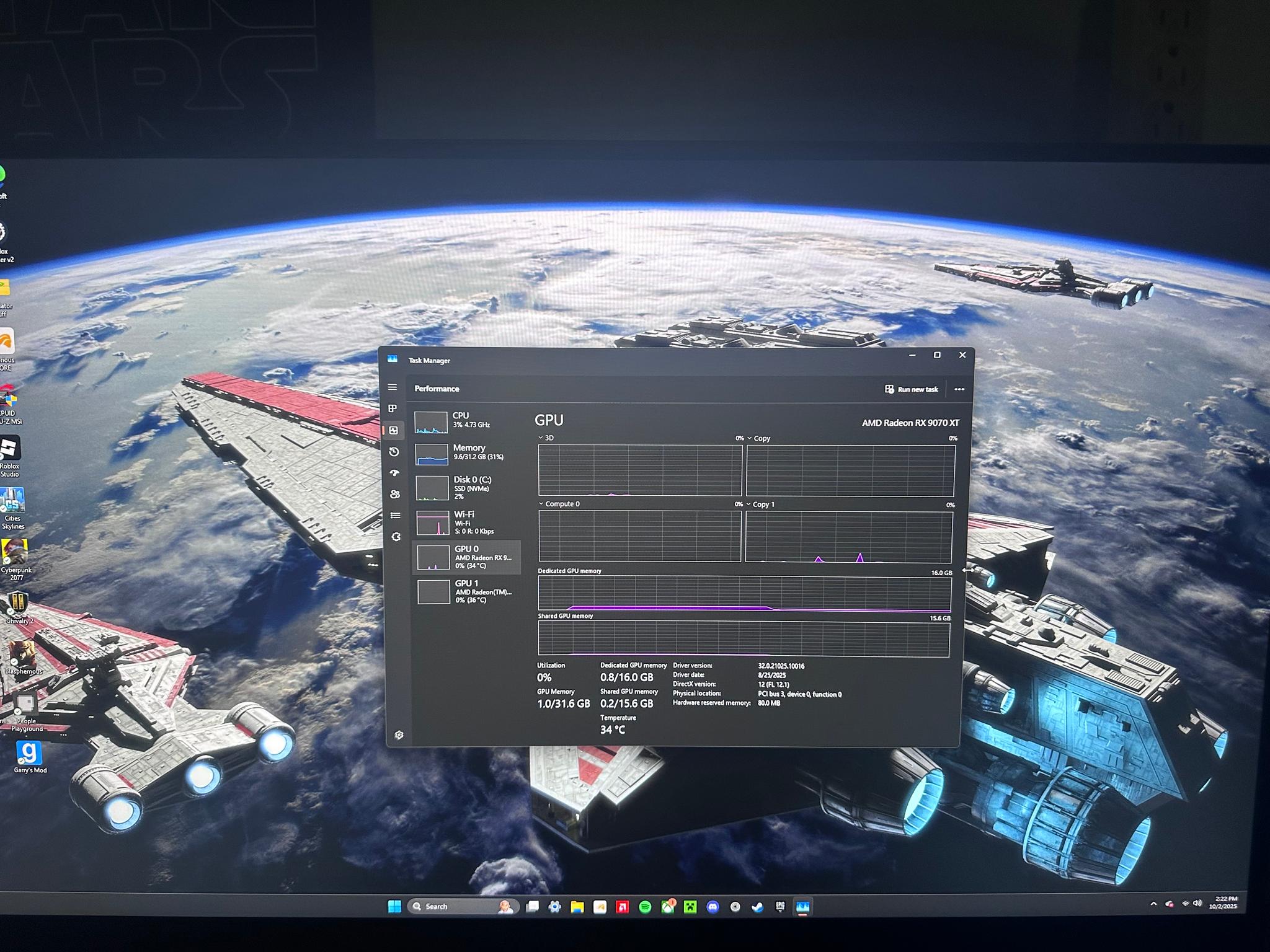 Project Void: 🌌NightFall Edition 🌌 (Ryzen 7 7700x, 9070xt, 32gb DDR5 ram) 4K/1440p machine