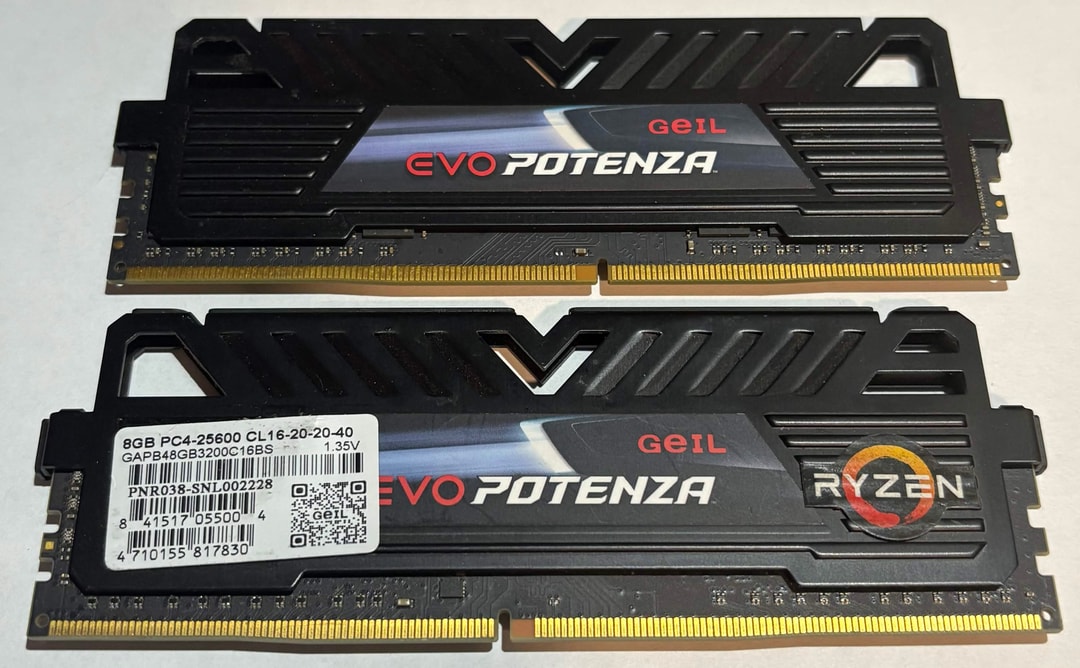 GeIL EVO Potenza 16GB (2x8GB) DDR4 3200MHz Gaming Memory Kit