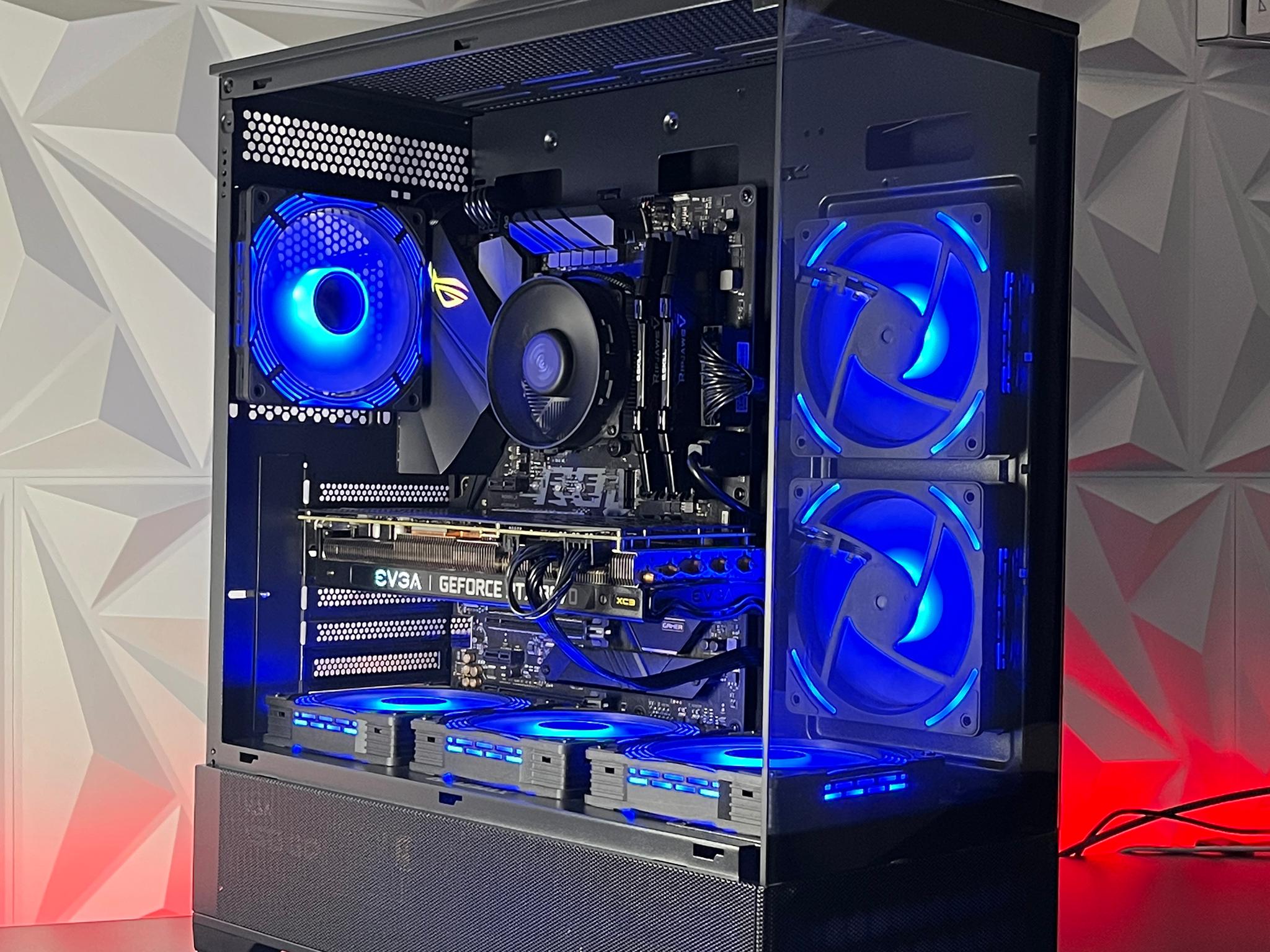RTX 3070 XC3 8GB, Ryzen 5 5600X, 16GB 3200MHz | Black RGB Gaming Computer/PC