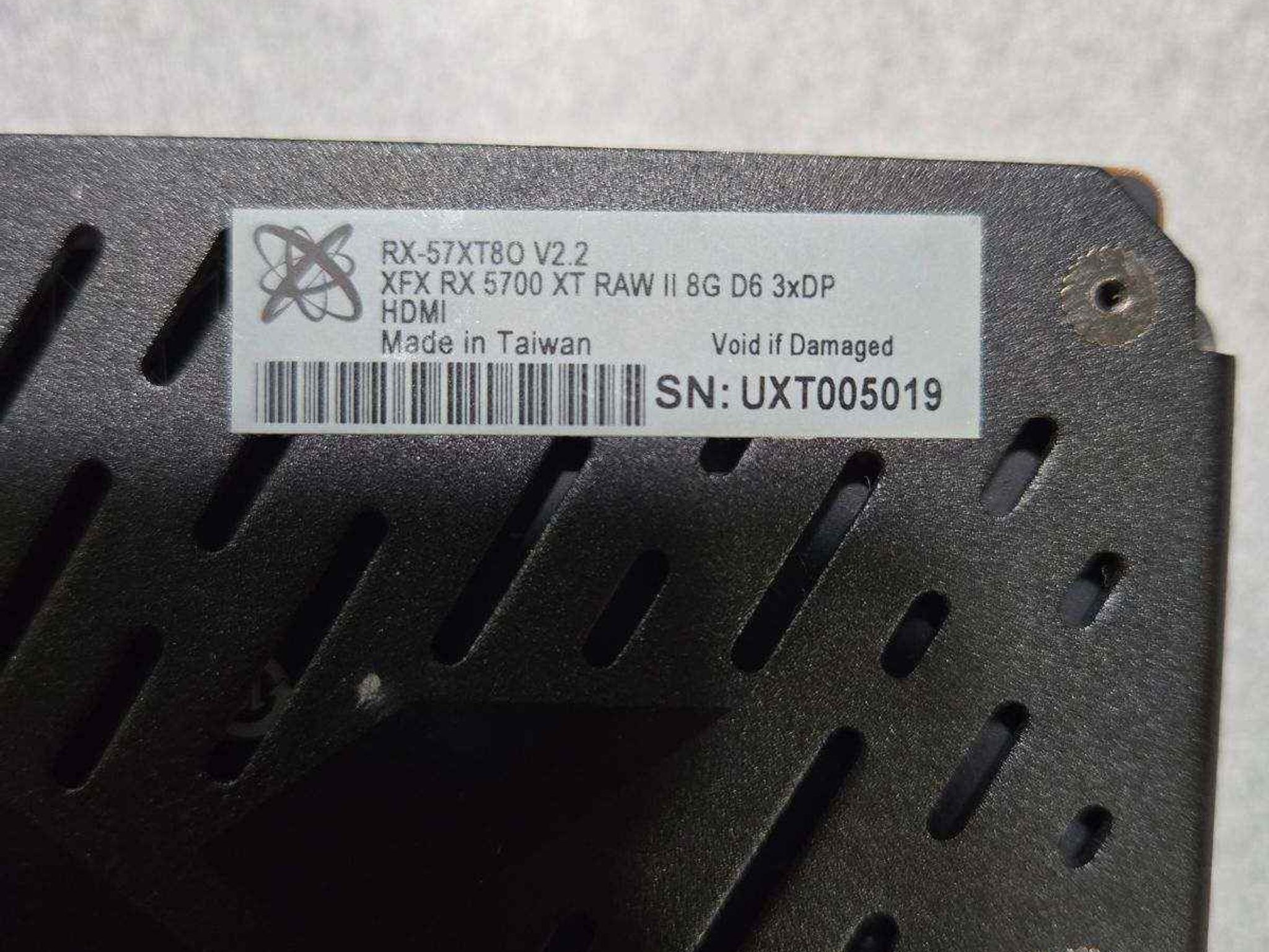 *BROKEN* XFX 5700XT