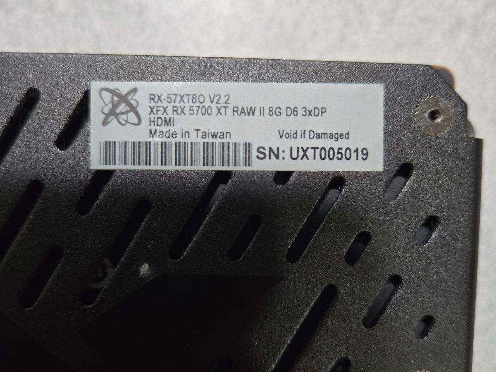 *BROKEN* XFX 5700XT