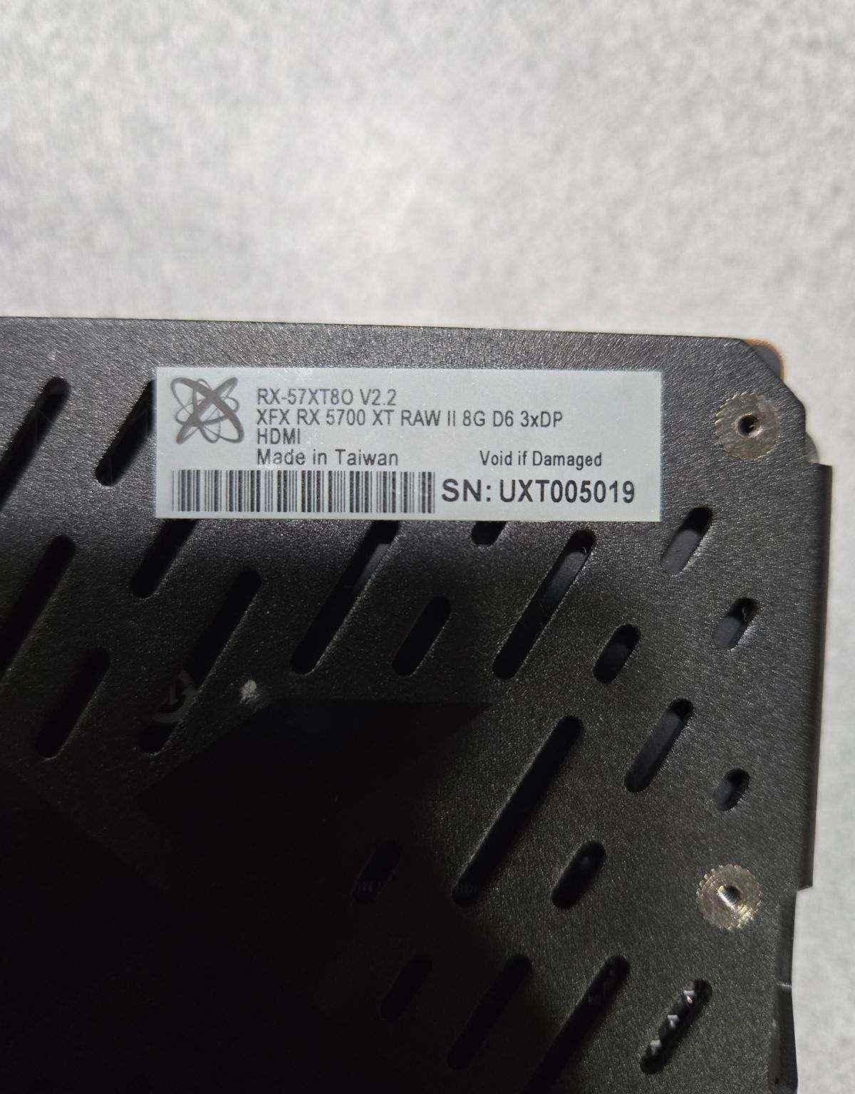 *BROKEN* XFX 5700XT
