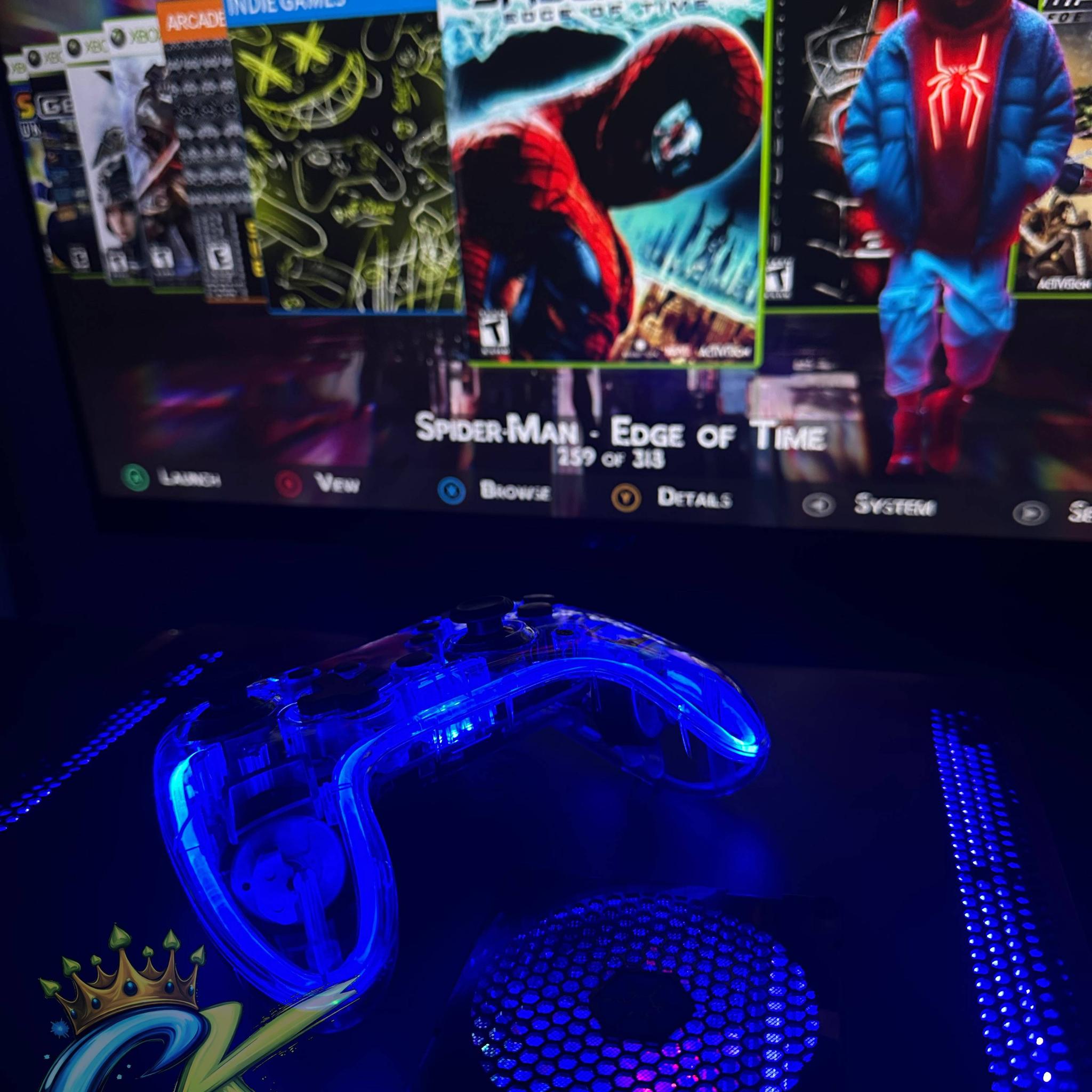 Xbox 360 -RGH3  - Custom LEDs -1TB HDD - Gaming Console