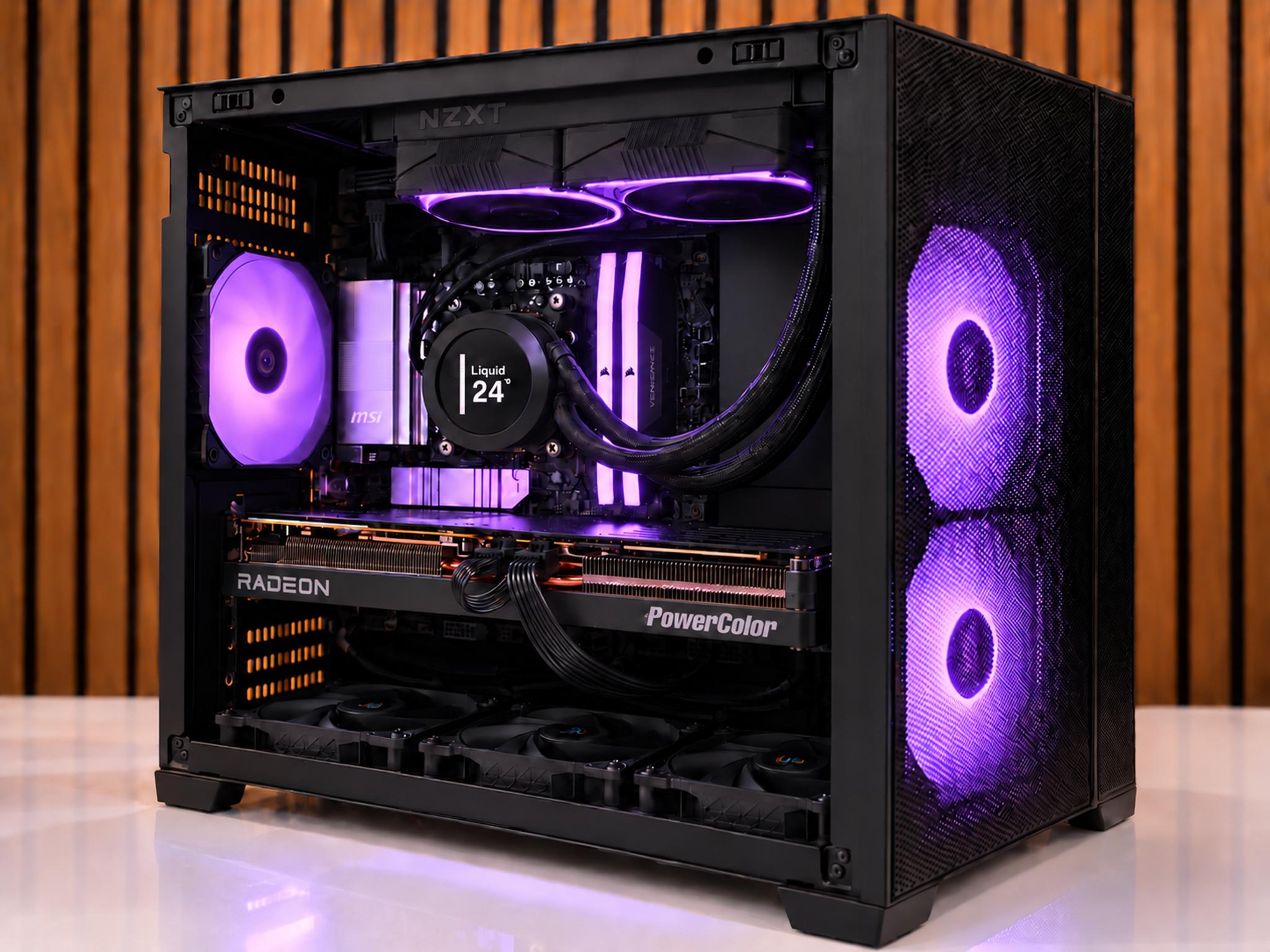 Team RED V4 🔴4K Gaming PC | RX 9070XT 16GB | 7700X | 32GB DDR5 | Windows 11  WIFI | 1TB