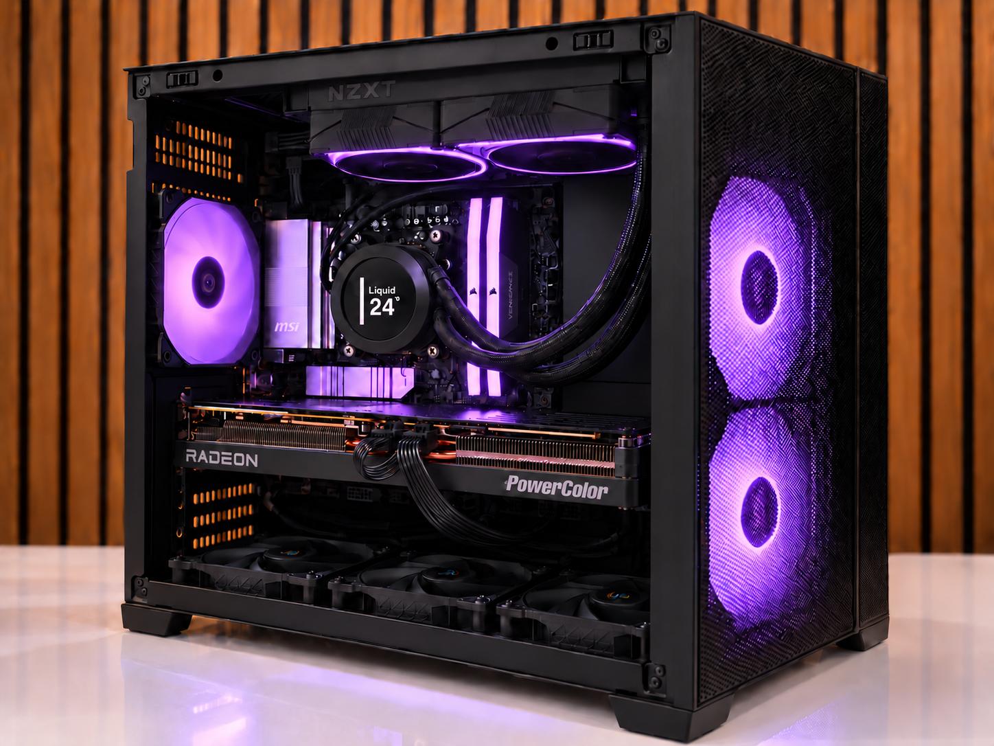 Team RED V4 🔴4K Gaming PC | RX 9070XT 16GB | 7700X | 32GB DDR5 | Windows 11  WIFI | 1TB