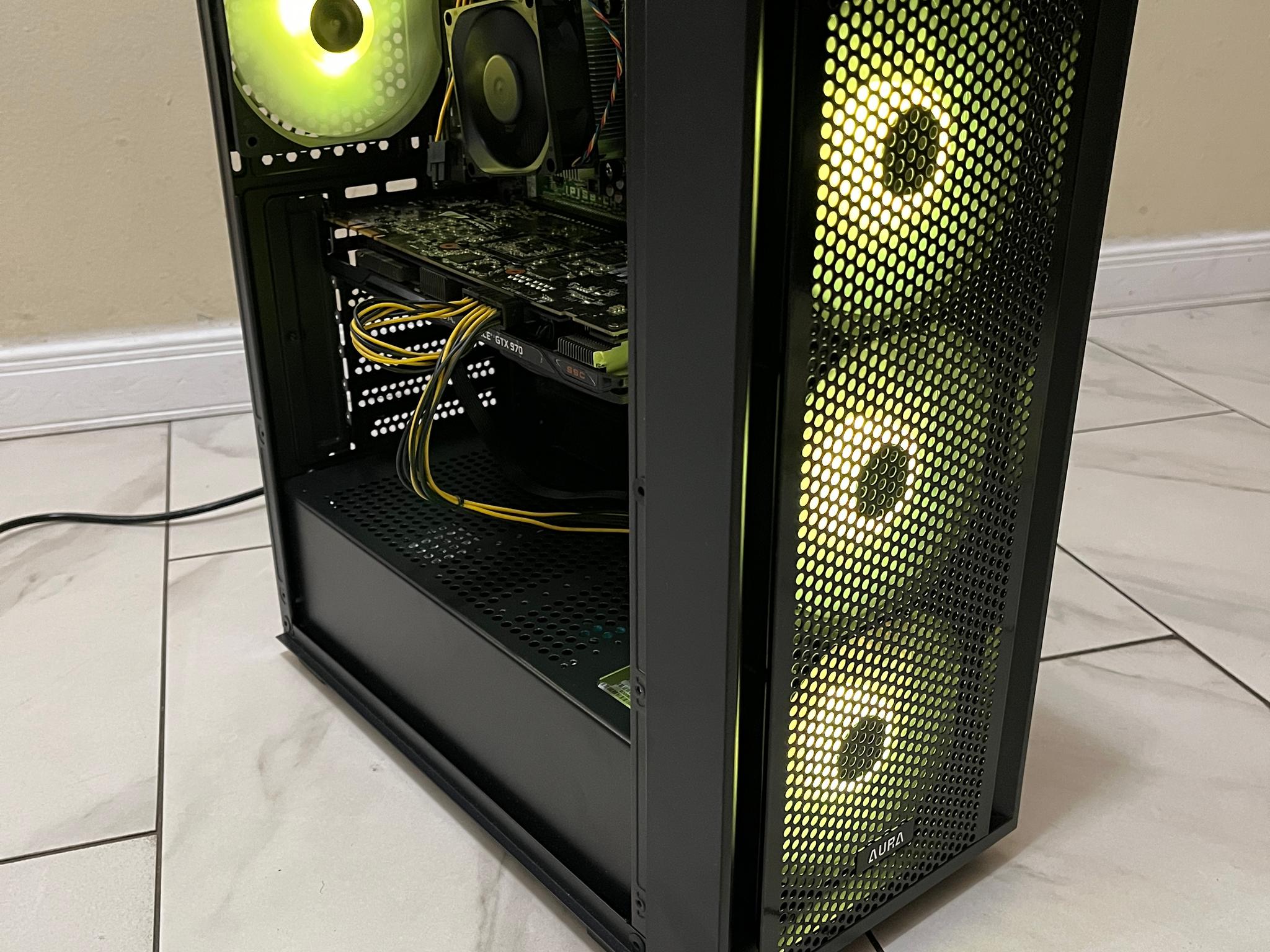 🟢🔥 Budget Gaming PC - Intel i7-2600, GTX 970, 1.2 TB Storage, 12 GB RAM w/ RGB Case🟢🖥️