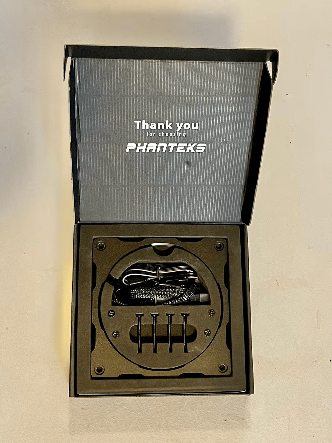 Phanteks Halos Lux Digital LED 120mm Fan Frame Alum, Black (Used, Like New)