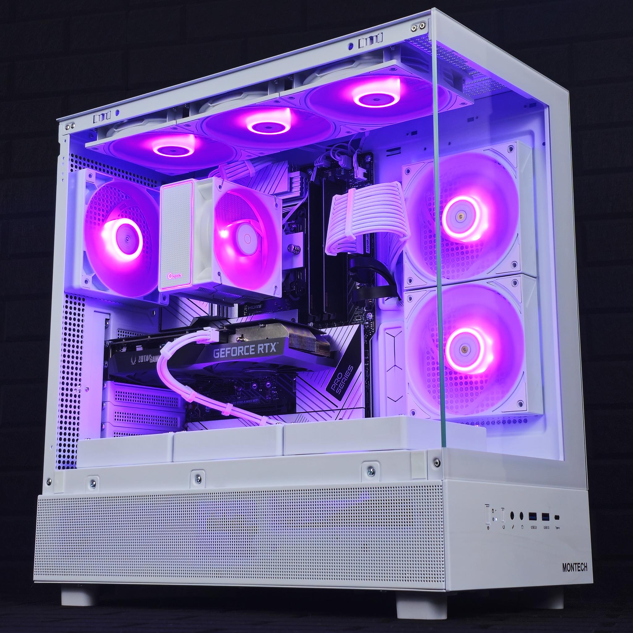 🎄Nvidia 3060 12GB • i5 14400F • 16GB DDR5 • 1TB SSD • WiFi + BT • Plug n' Play White Gaming PC